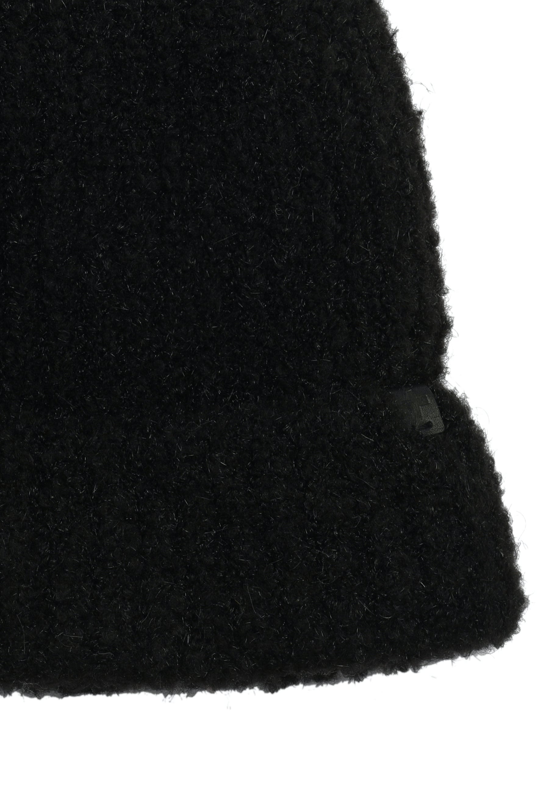 Boucle Wool Blend Teddy Lined Beanie