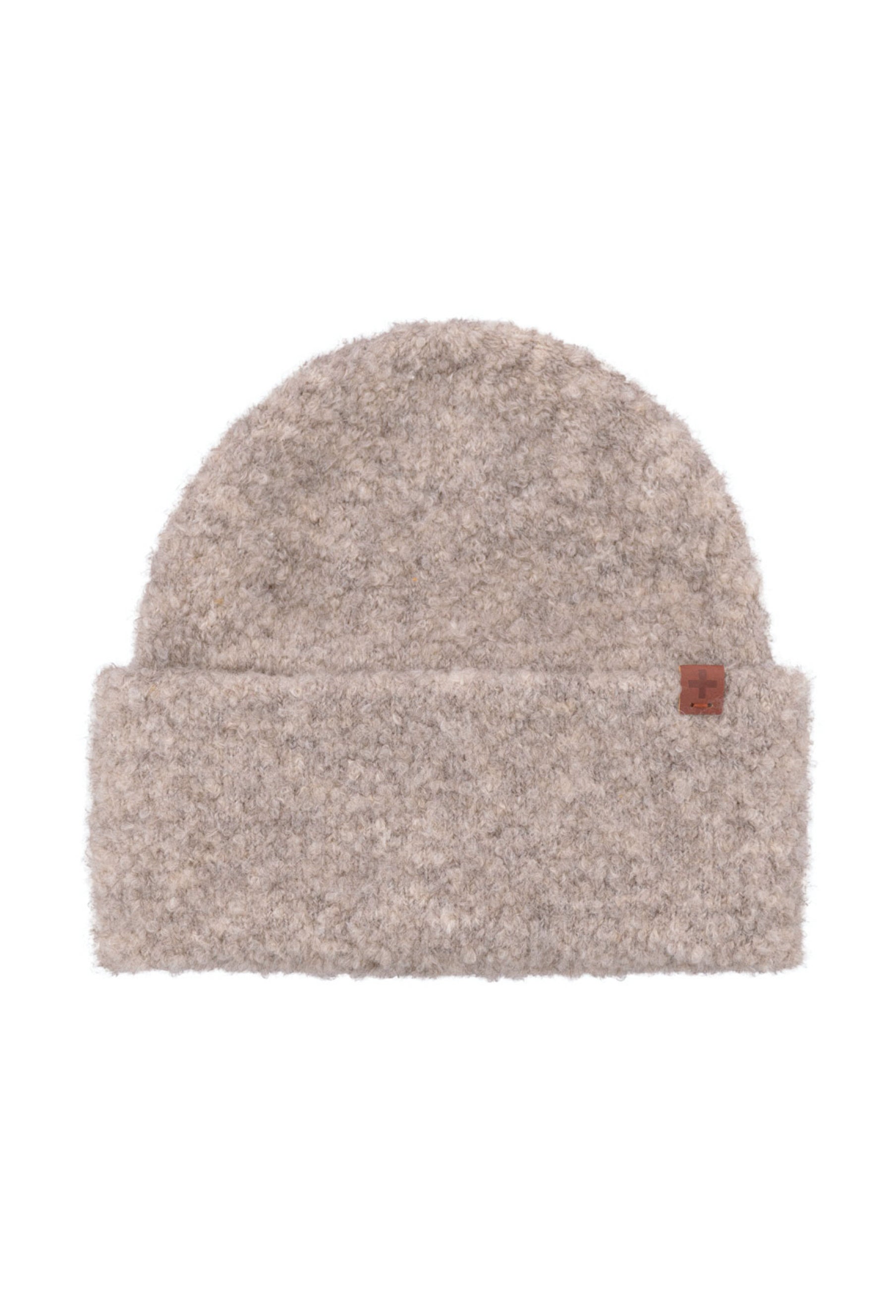 Boucle Woold Blend Turncuff Beanie