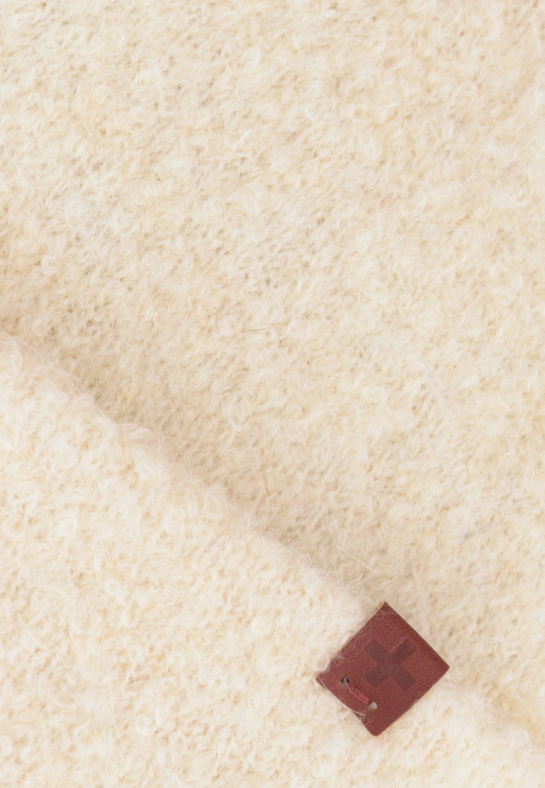 Boucle Wool Blend Turncuff Beanie