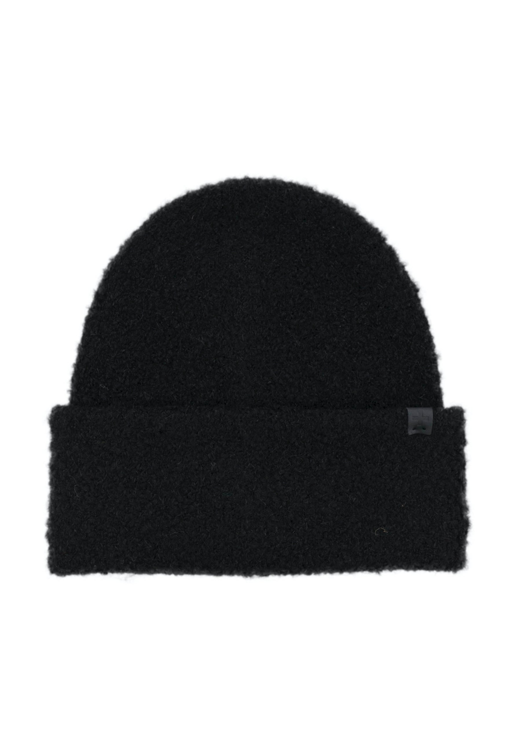 Boucle Woold Blend Turncuff Beanie