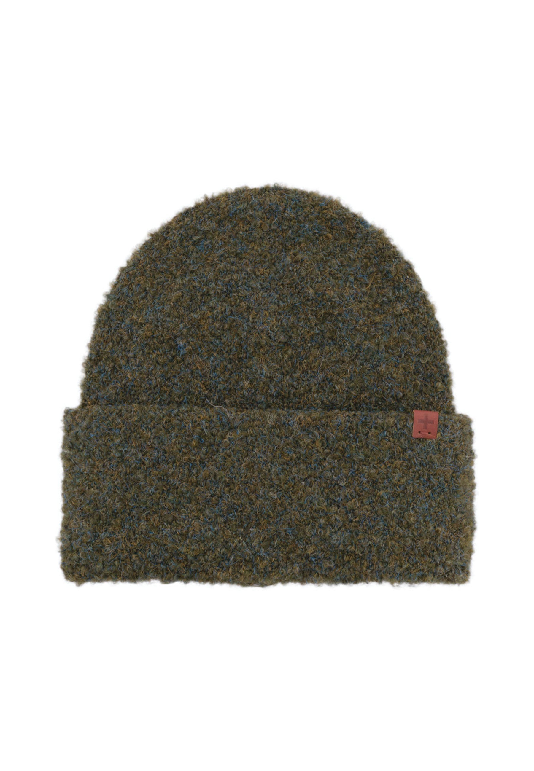 Boucle Woold Blend Turncuff Beanie