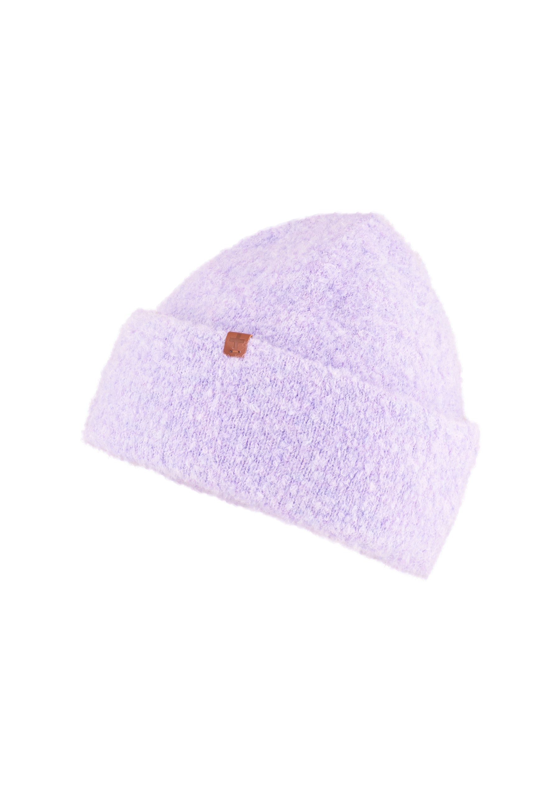 Boucle Wool Blend Turncuff Beanie