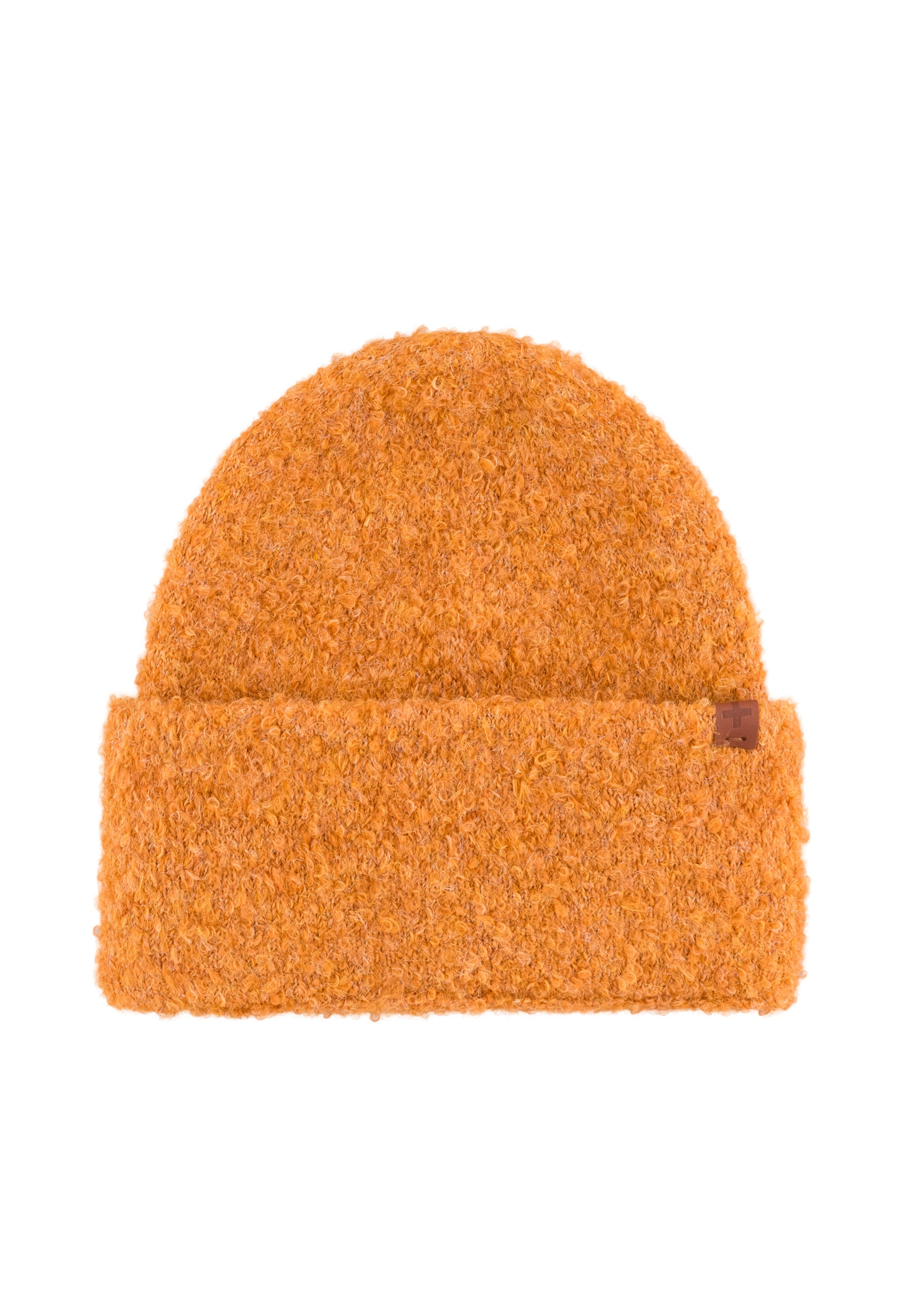 Boucle Wool Blend Turncuff Beanie