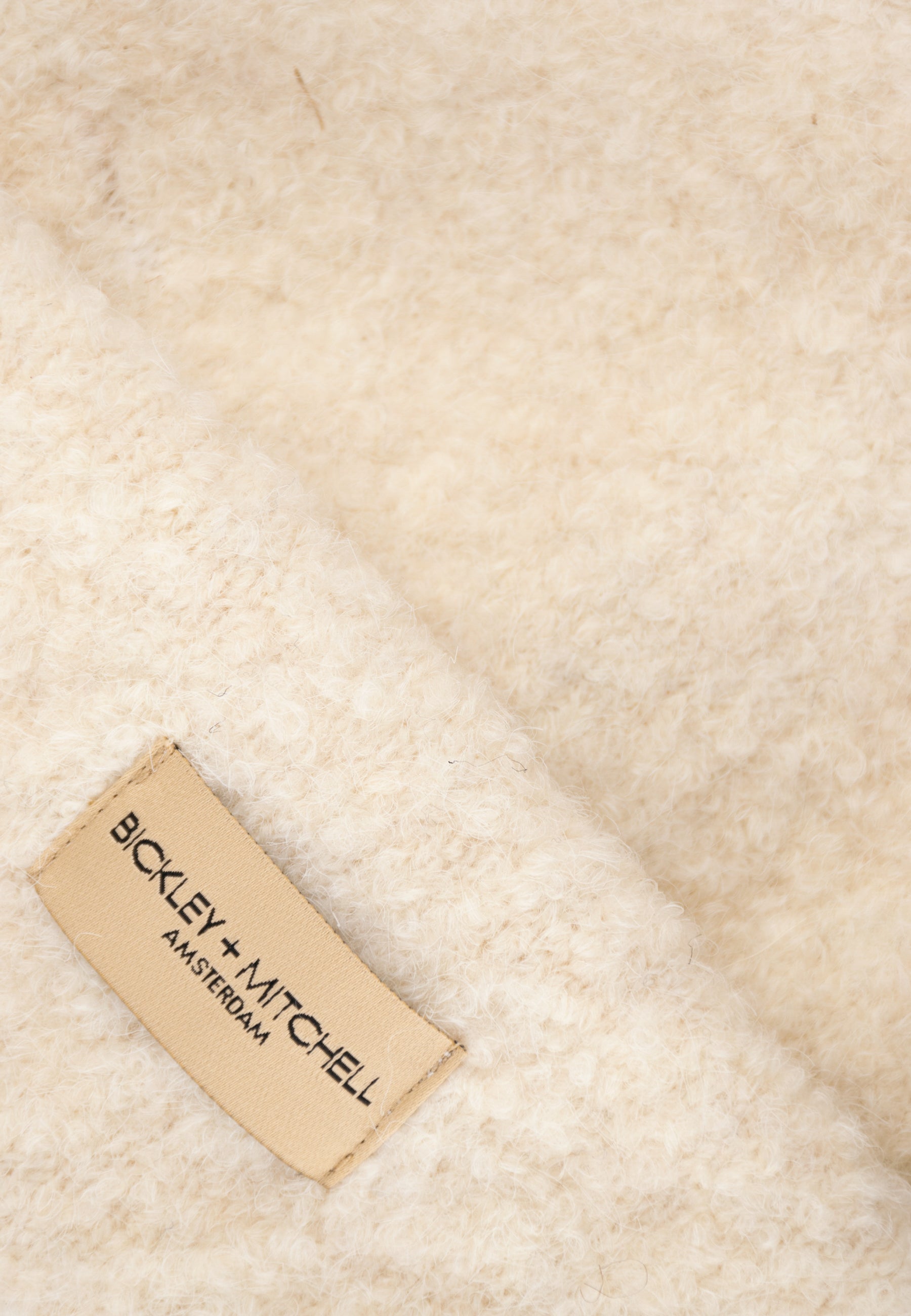 Boucle Wool Blend Fishermans Beanie