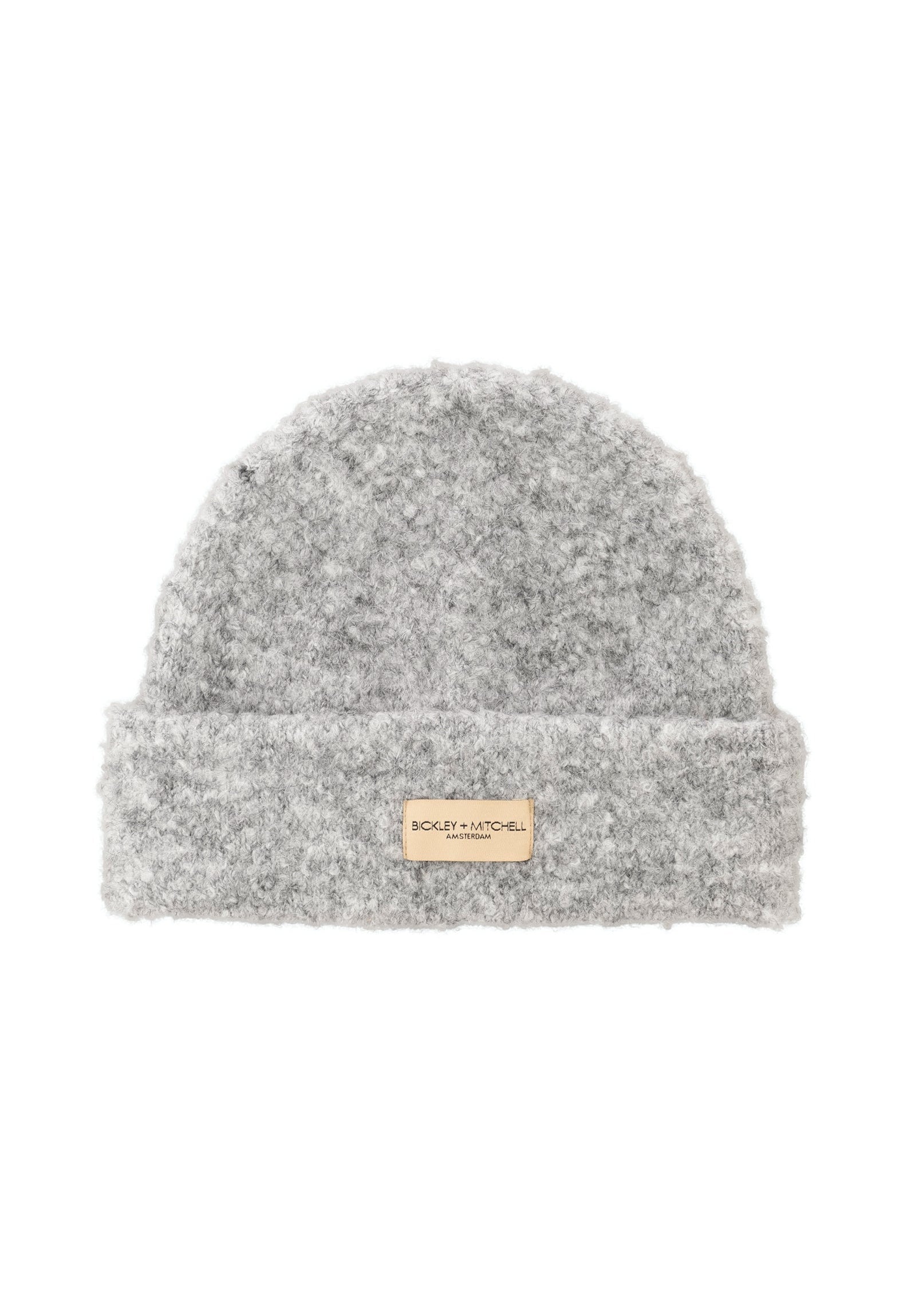 Boucle Wool Blend Short Beanie