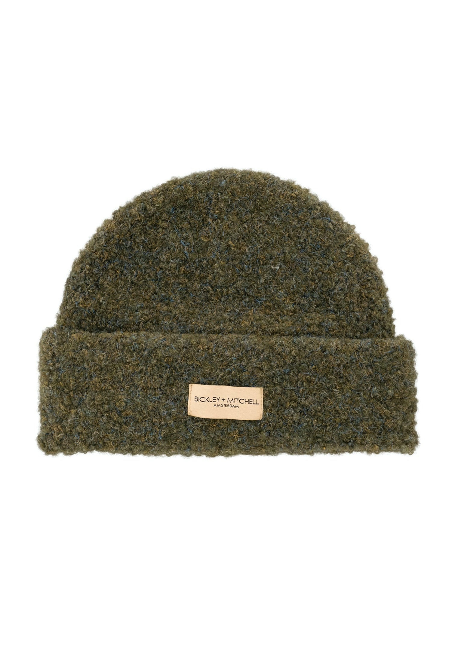 Boucle Wool Blend Short Beanie