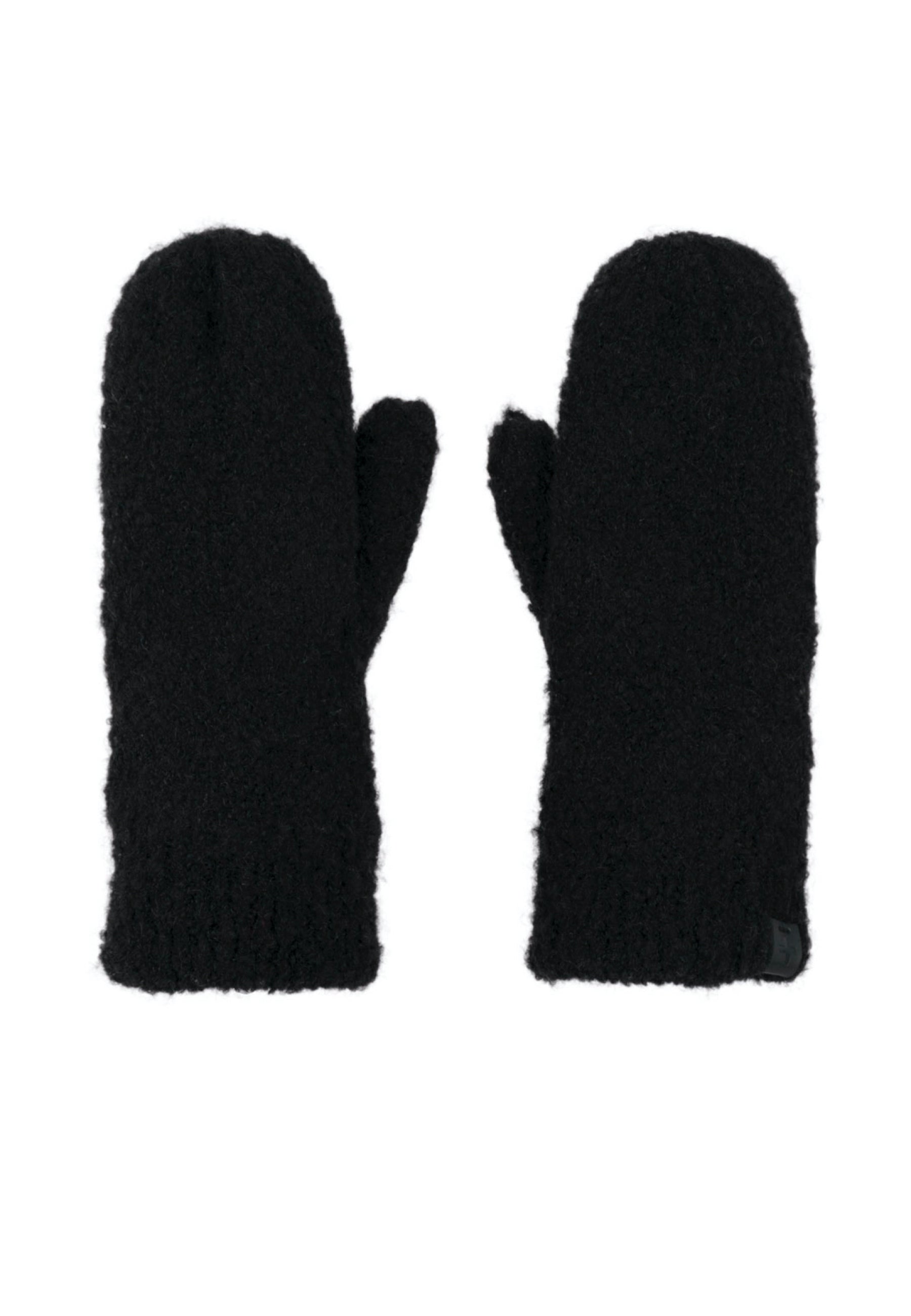 Boucle Wool Blend Teddy Lined Mittens