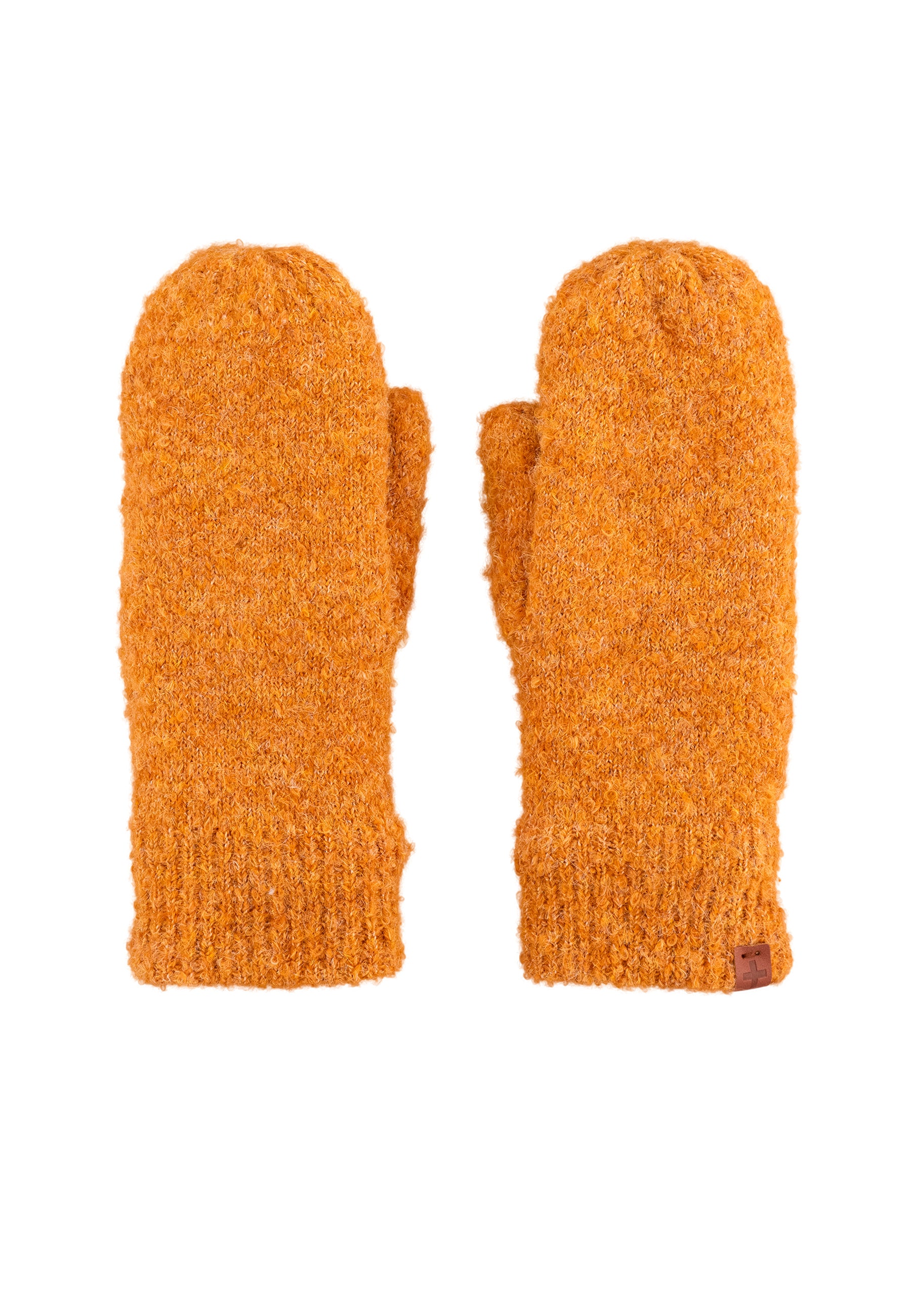 Boucle Wool Blend Teddy Lined Mittens