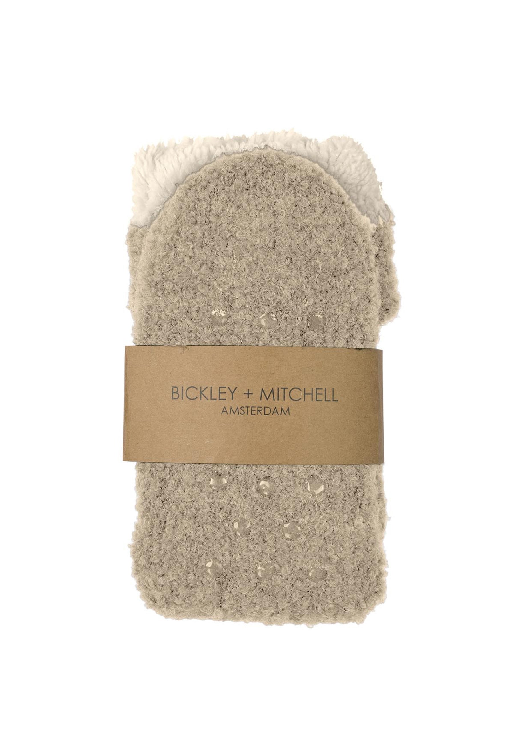 Boucle Wool Blend Slipper Socks