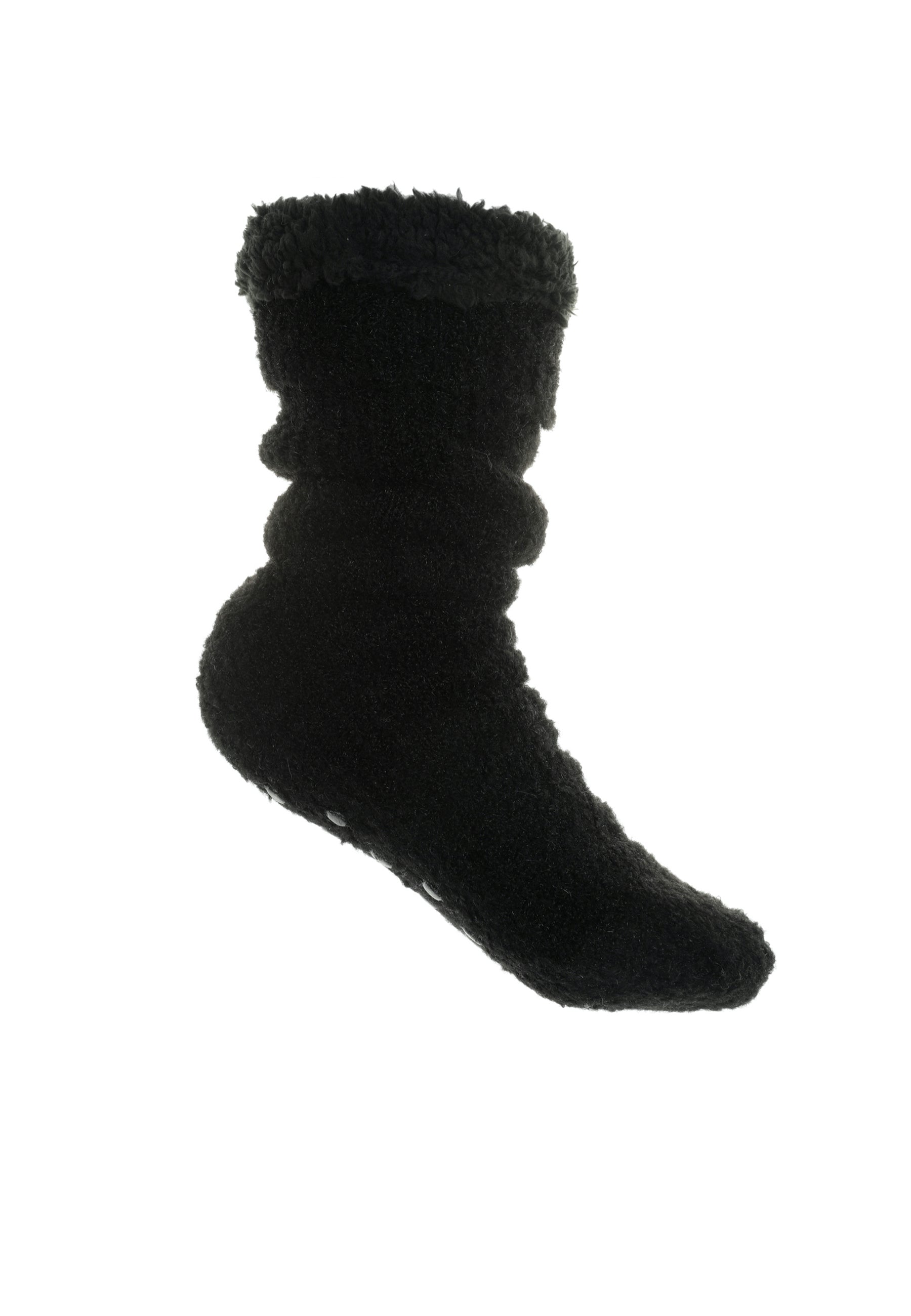 Boucle Wool Blend Slipper Socks