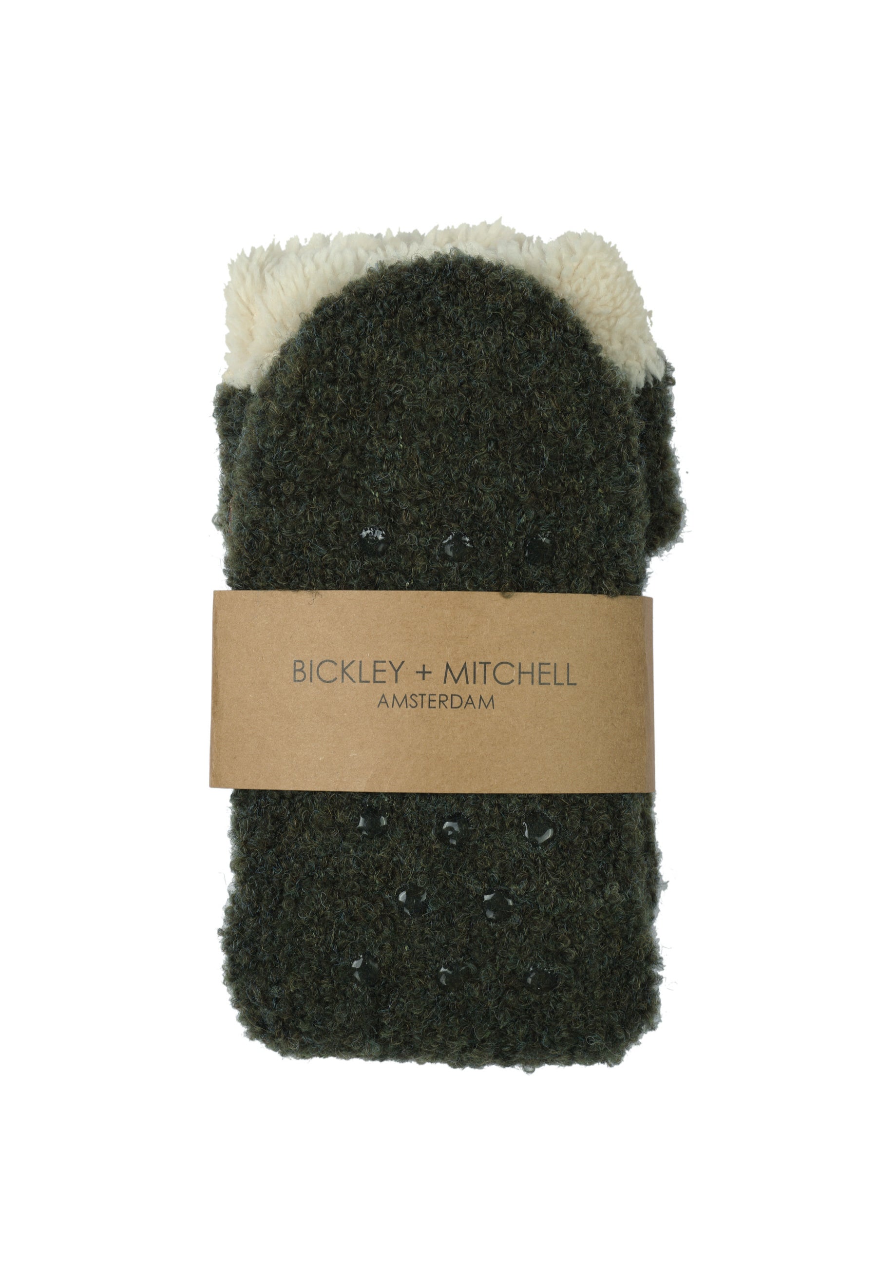 Boucle Wool Blend Slipper Socks