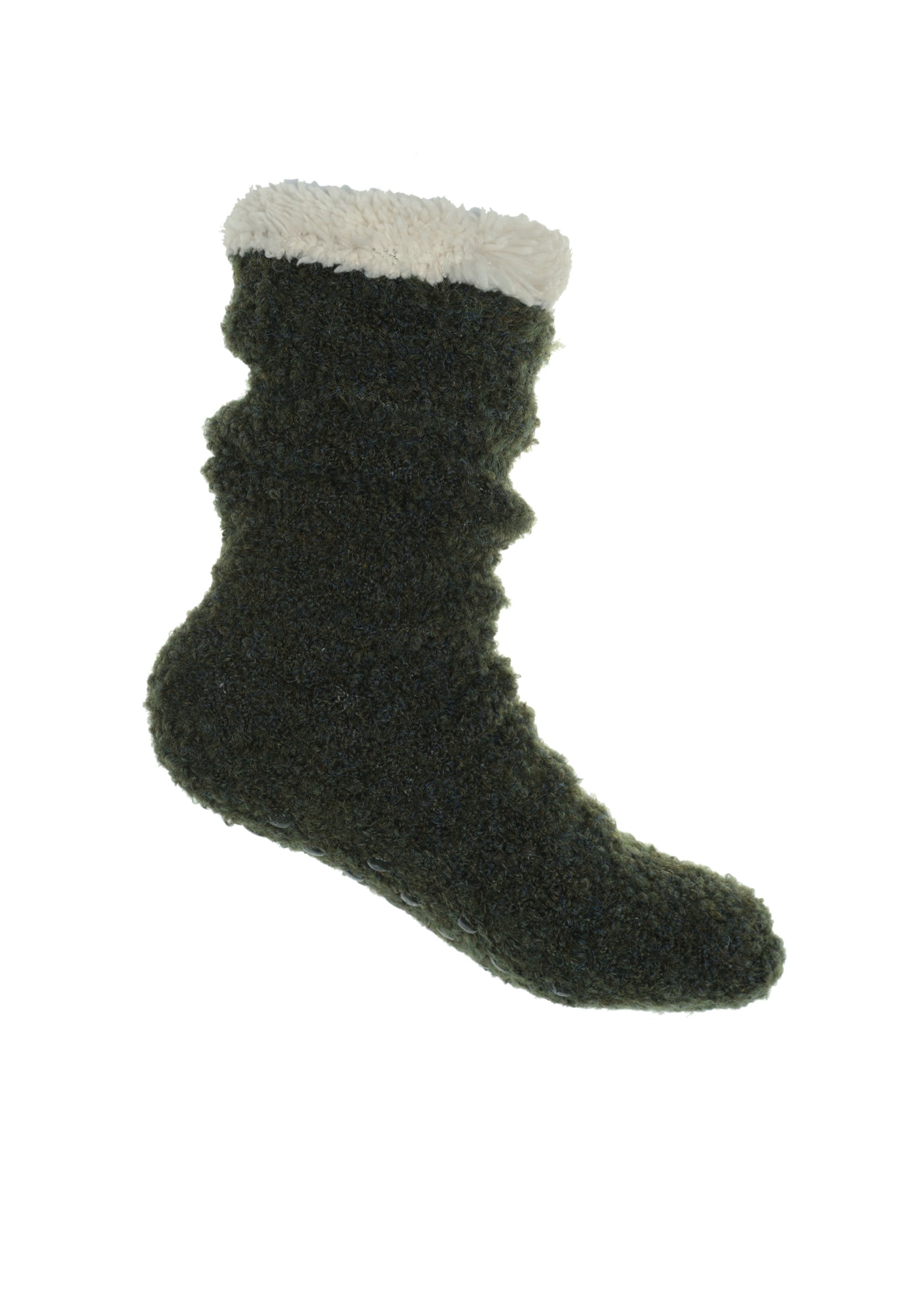 Boucle Wool Blend Slipper Socks