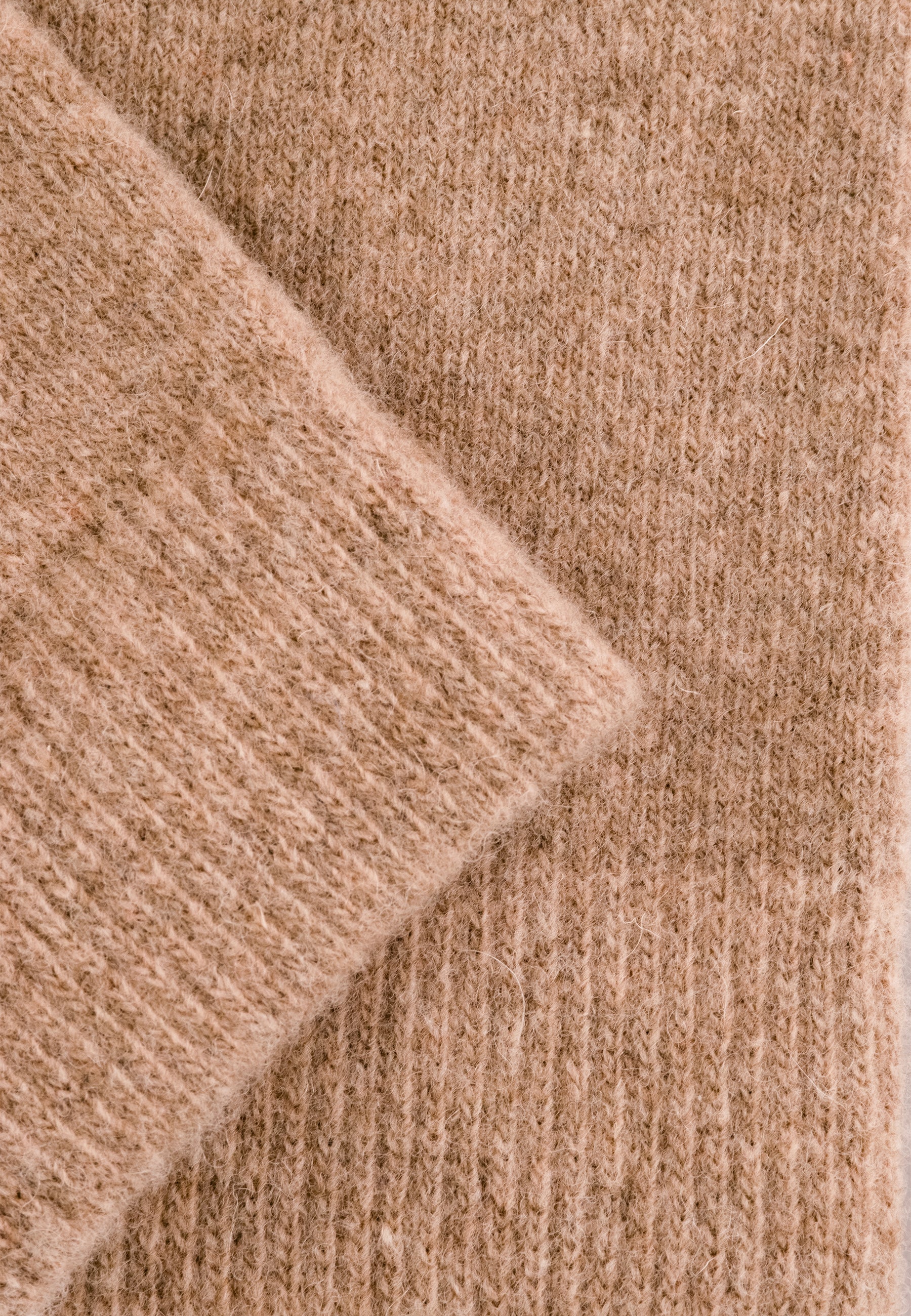 Soft Rib Merino-Cashmere Crew Socks