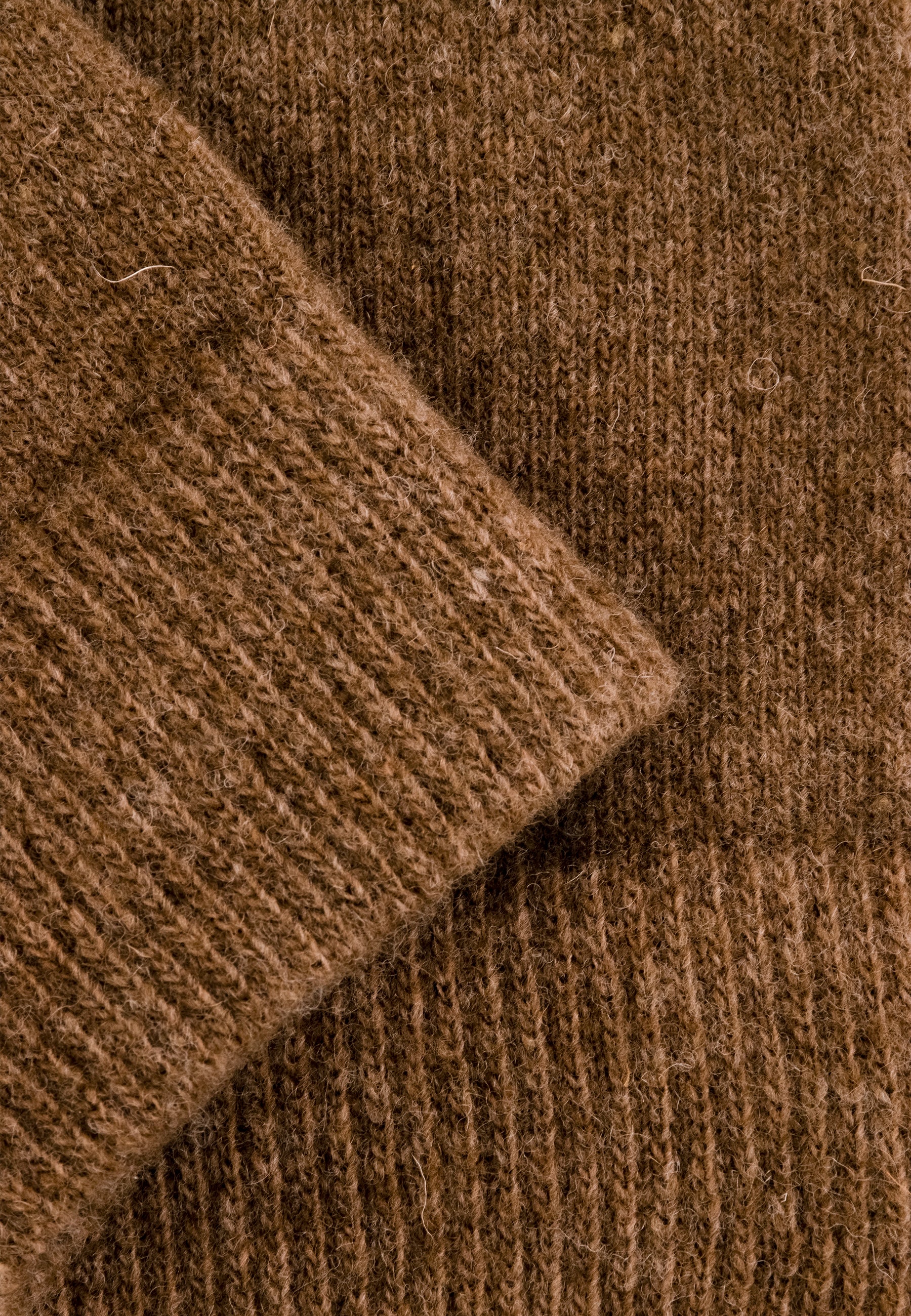 Soft Rib Merino-Cashmere Crew Socks