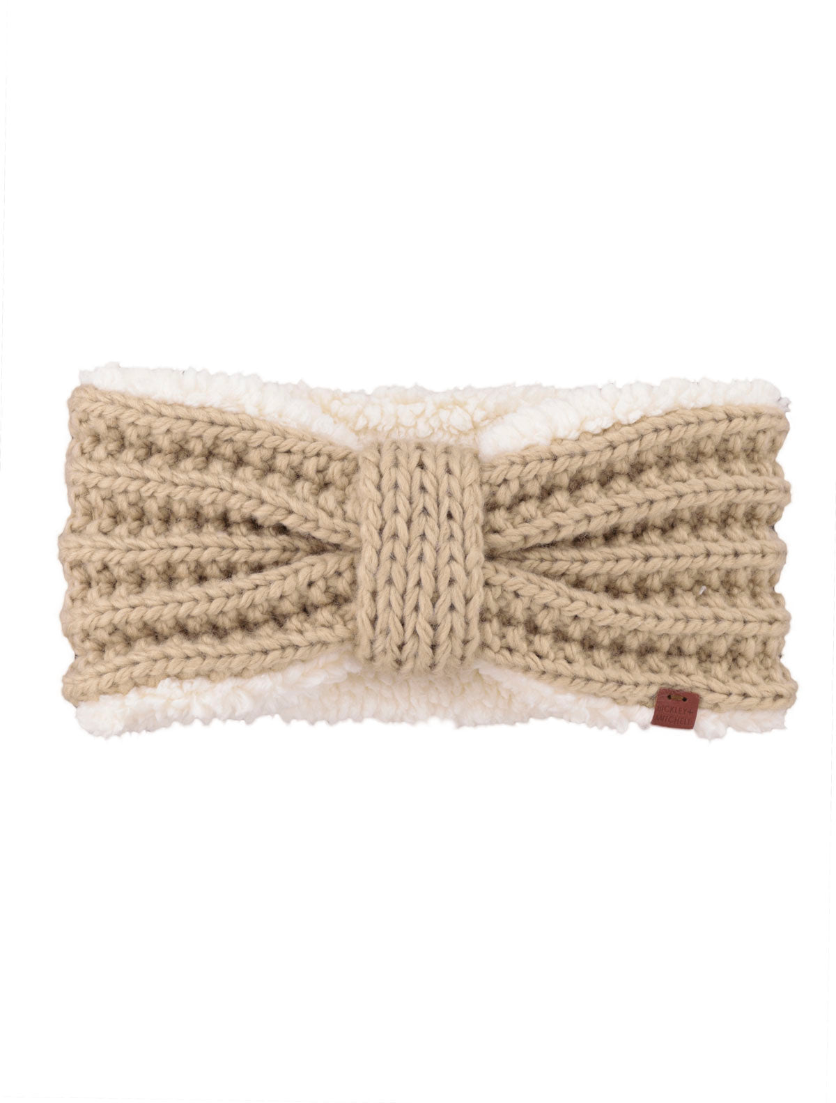 Chunky Soft Cable Knit Lined Headband