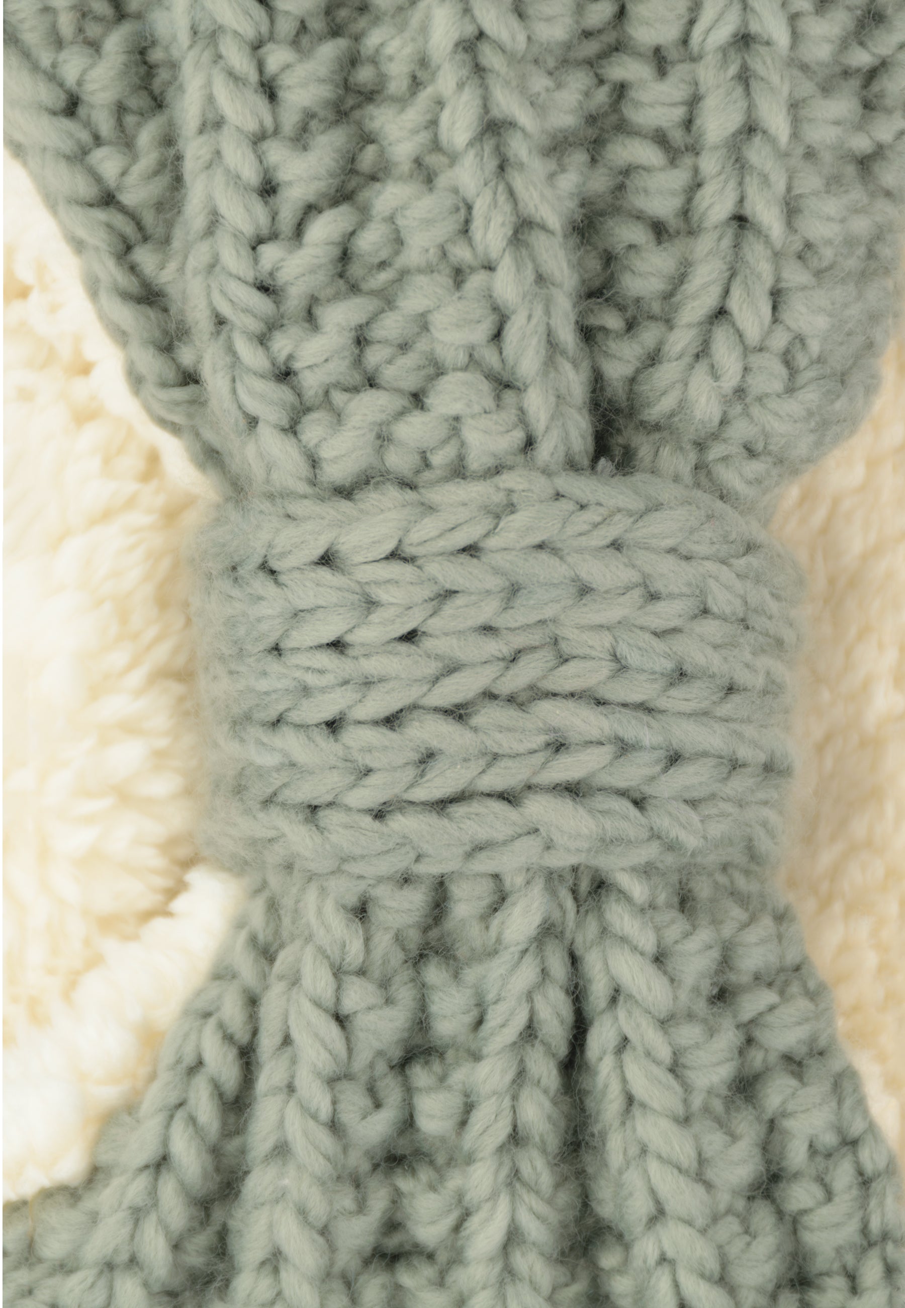 Chunky Soft Cable Knit Lined Headband