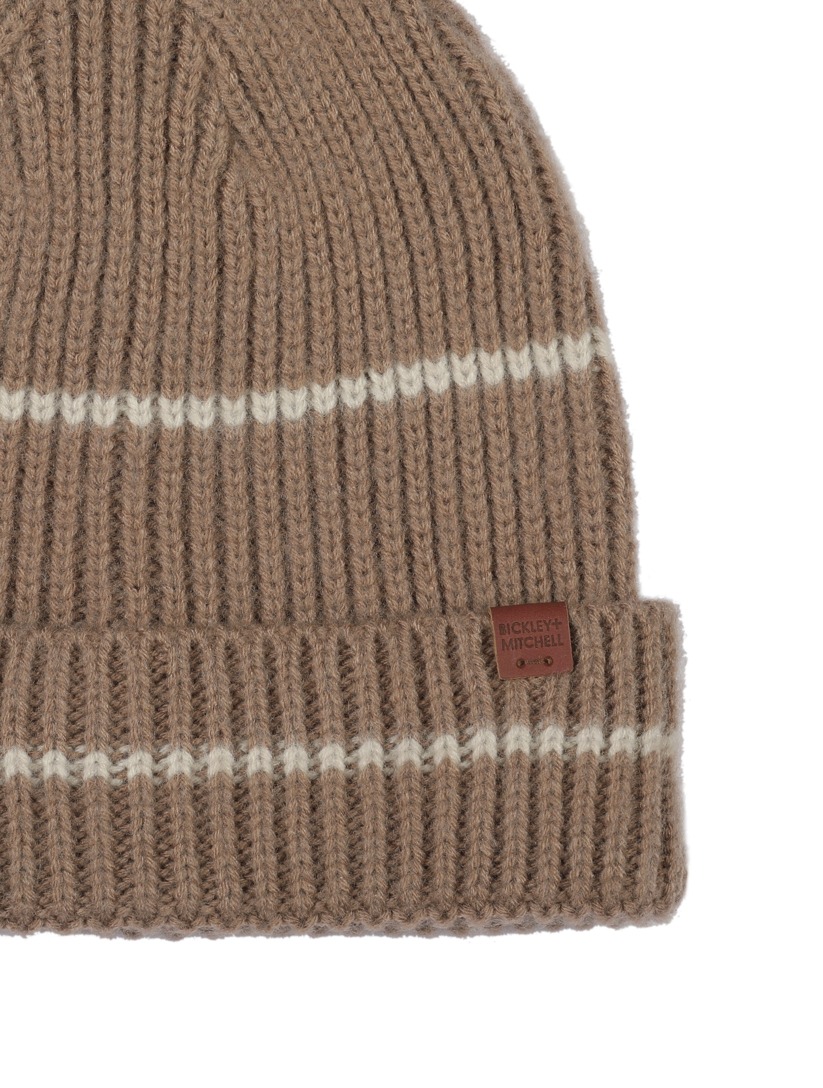 Fine Stripe Rib Beanie