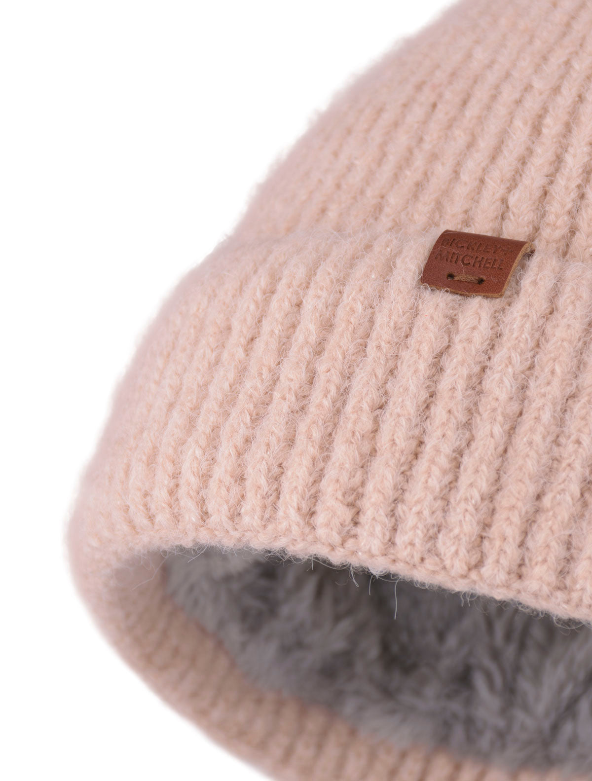 Soft Rib Fake Fur Beanie