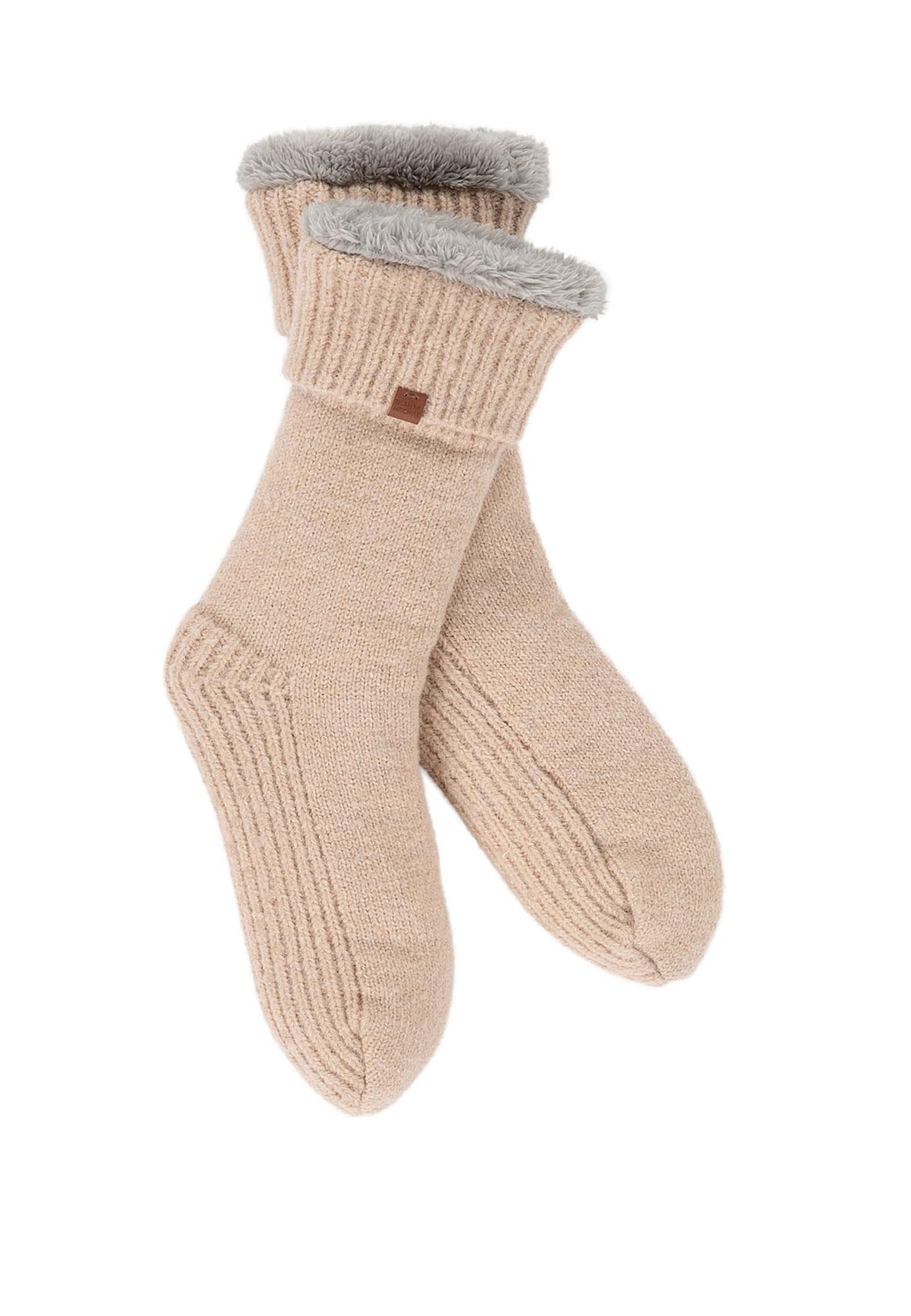 Soft Rib Cozy Slipper Socks Girls