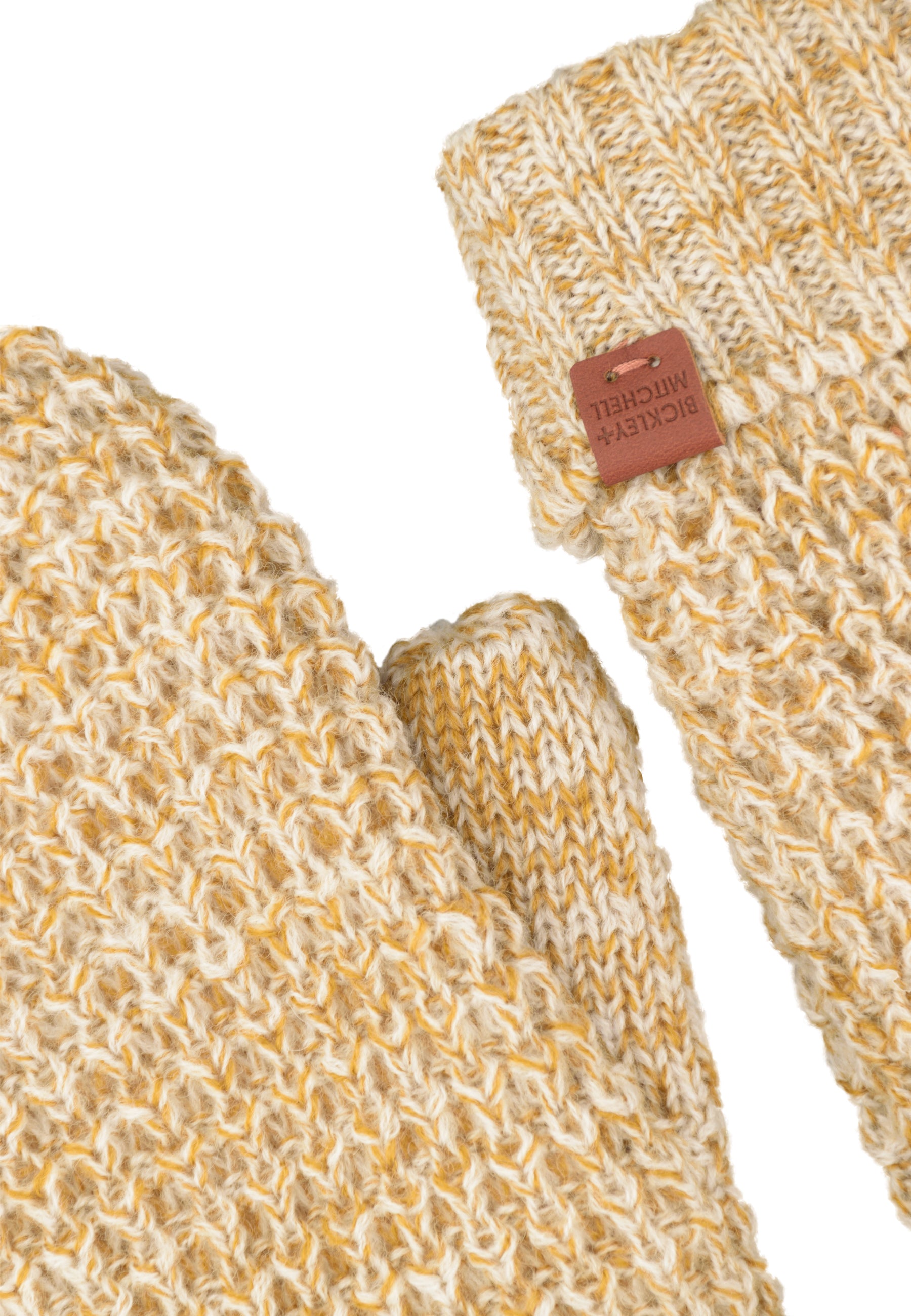 Cozy Lined Waffle Knit Mittens