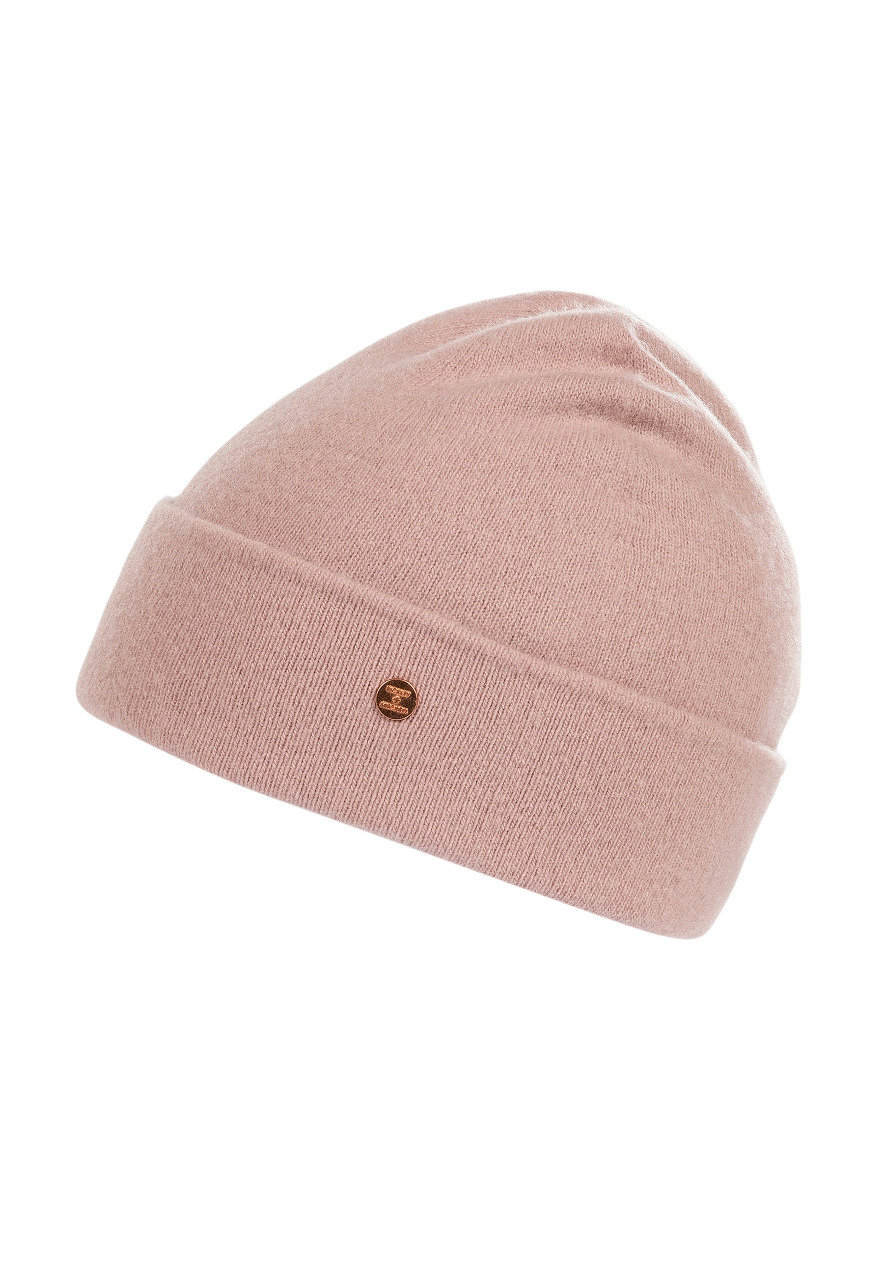 Cashmere Merino Blend Girl's Turncuff Beanie