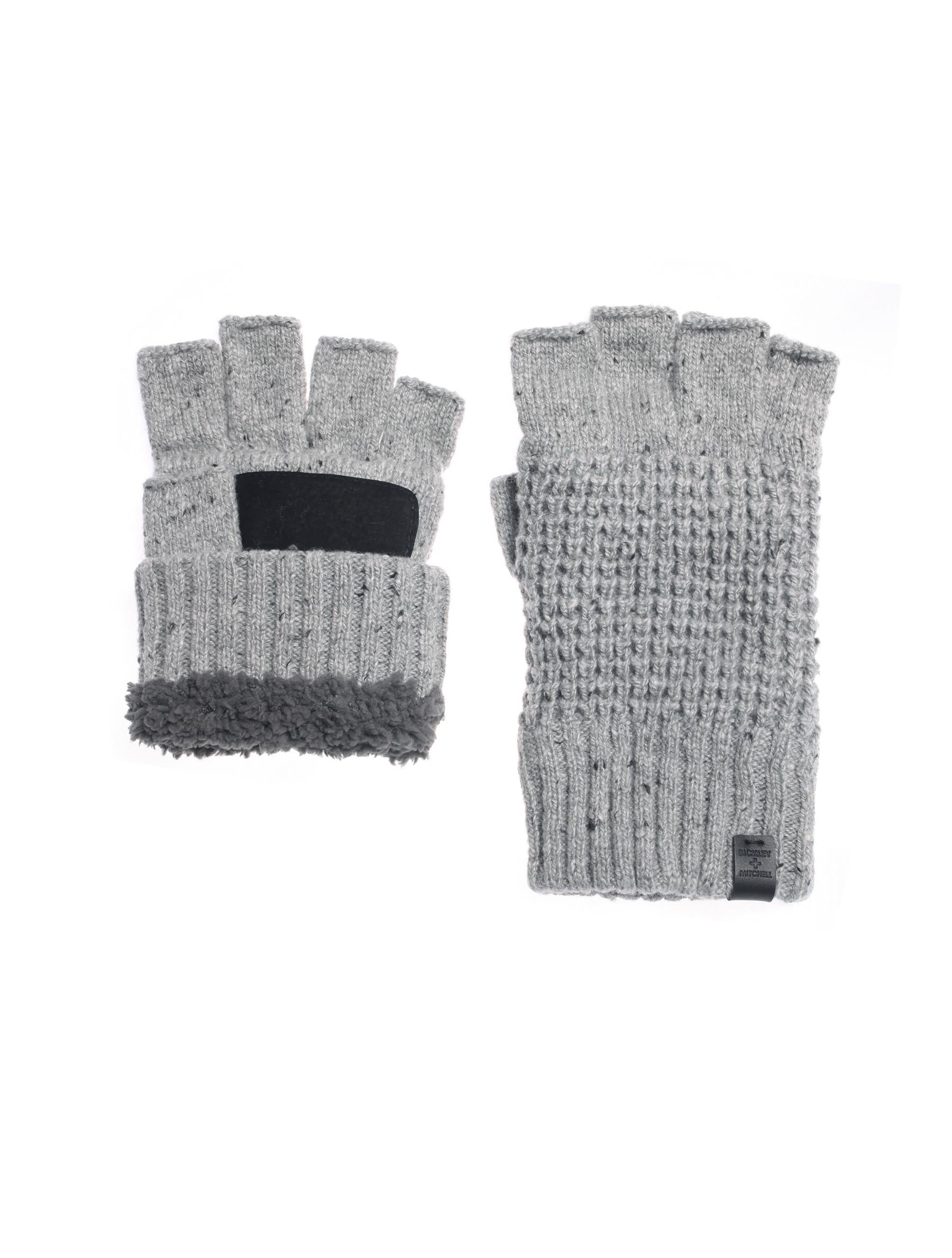 Basic Wool Half Finger - Grey