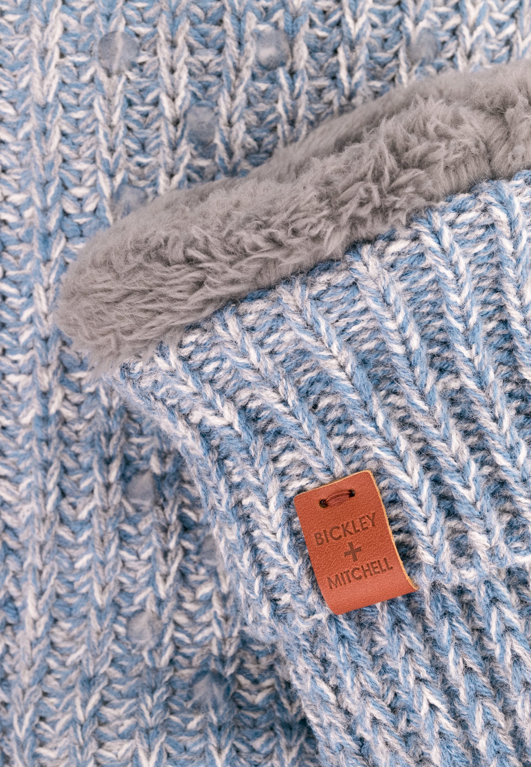 Chunky Knit Twisted Color Slipper Socks