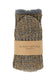 Chunky Knit Twisted Color Slipper Socks