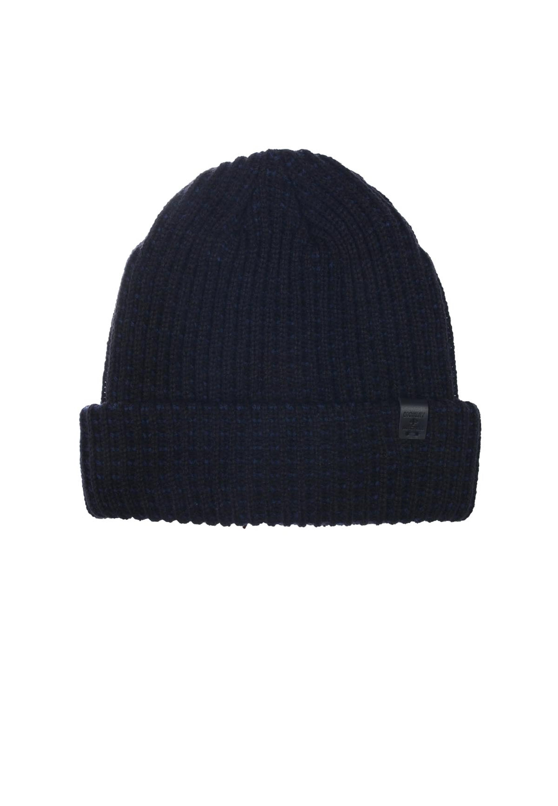 Two-Tone Waffle Knit Beanie