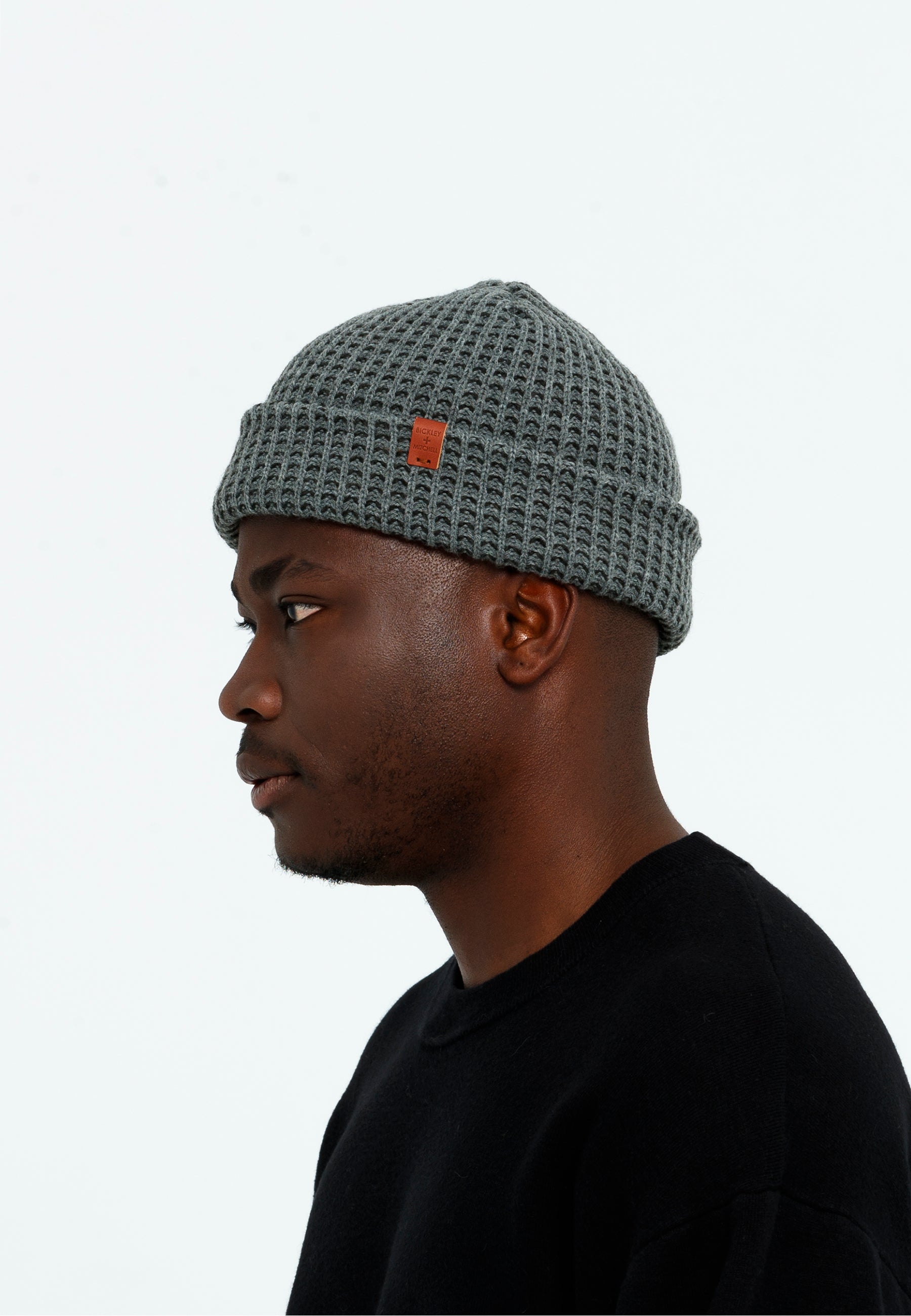 Chunky Waffle Two color Beanie