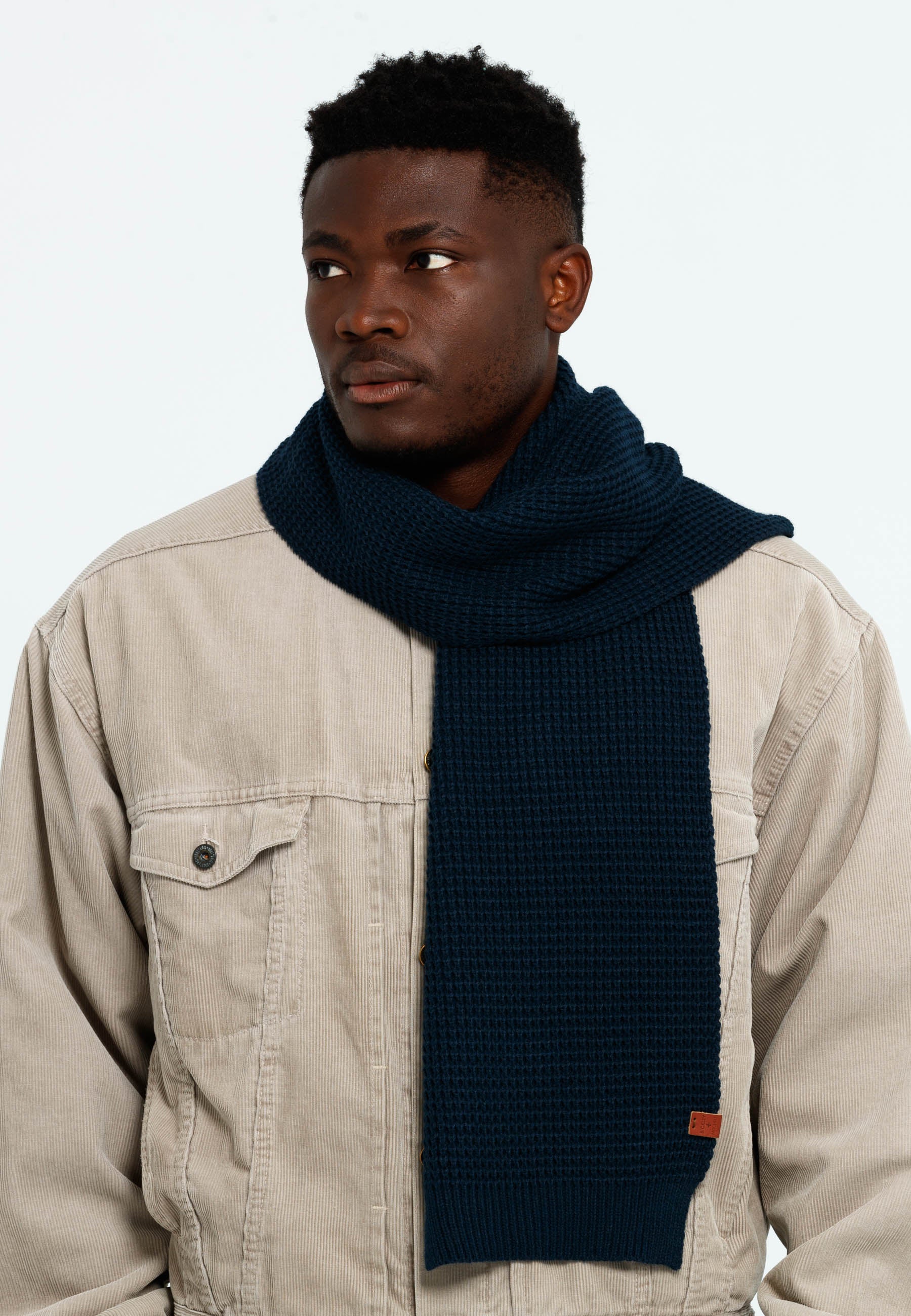 Basic Waffle Knit Scarf