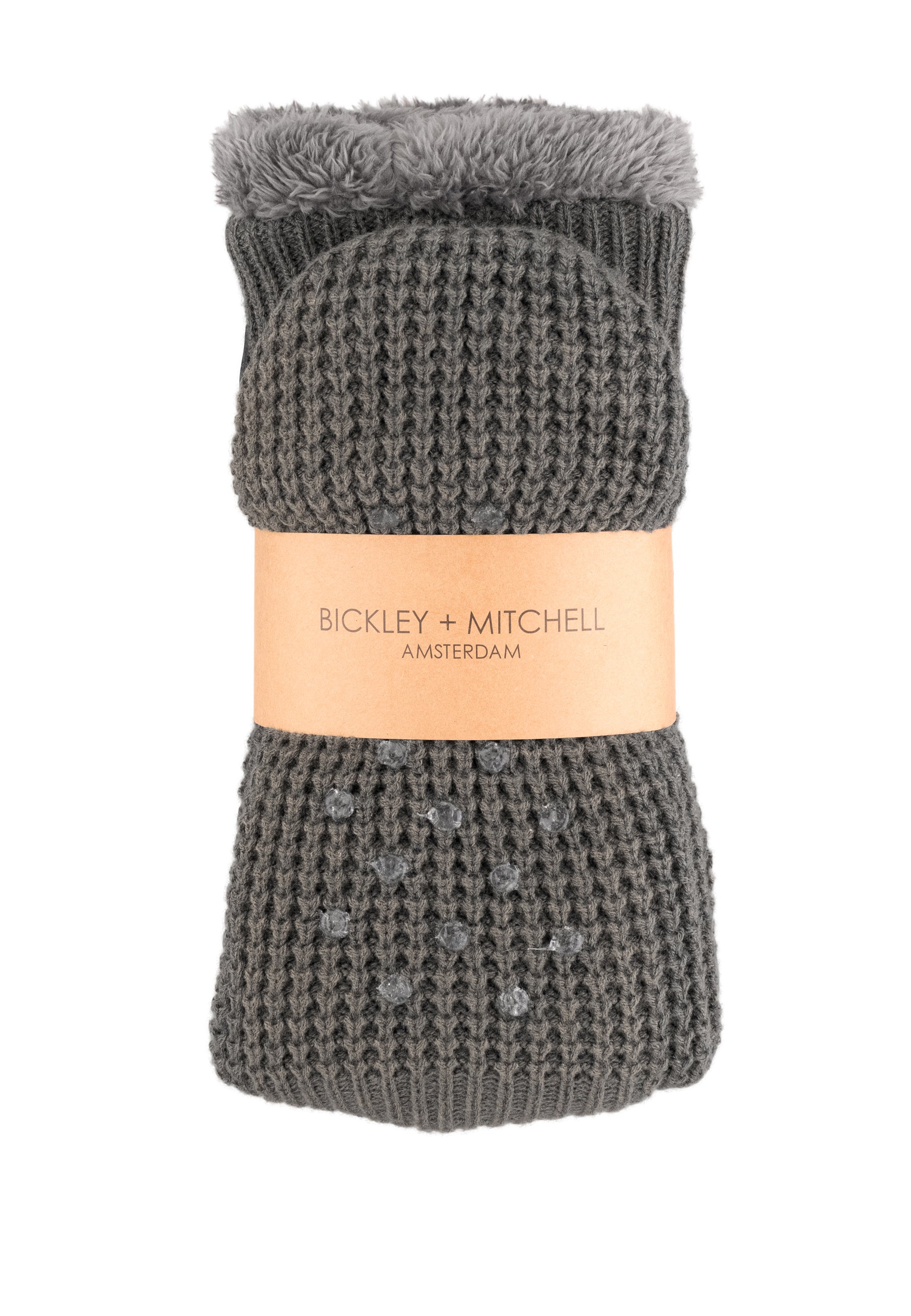 Basic Waffle Knit Slipper Socks