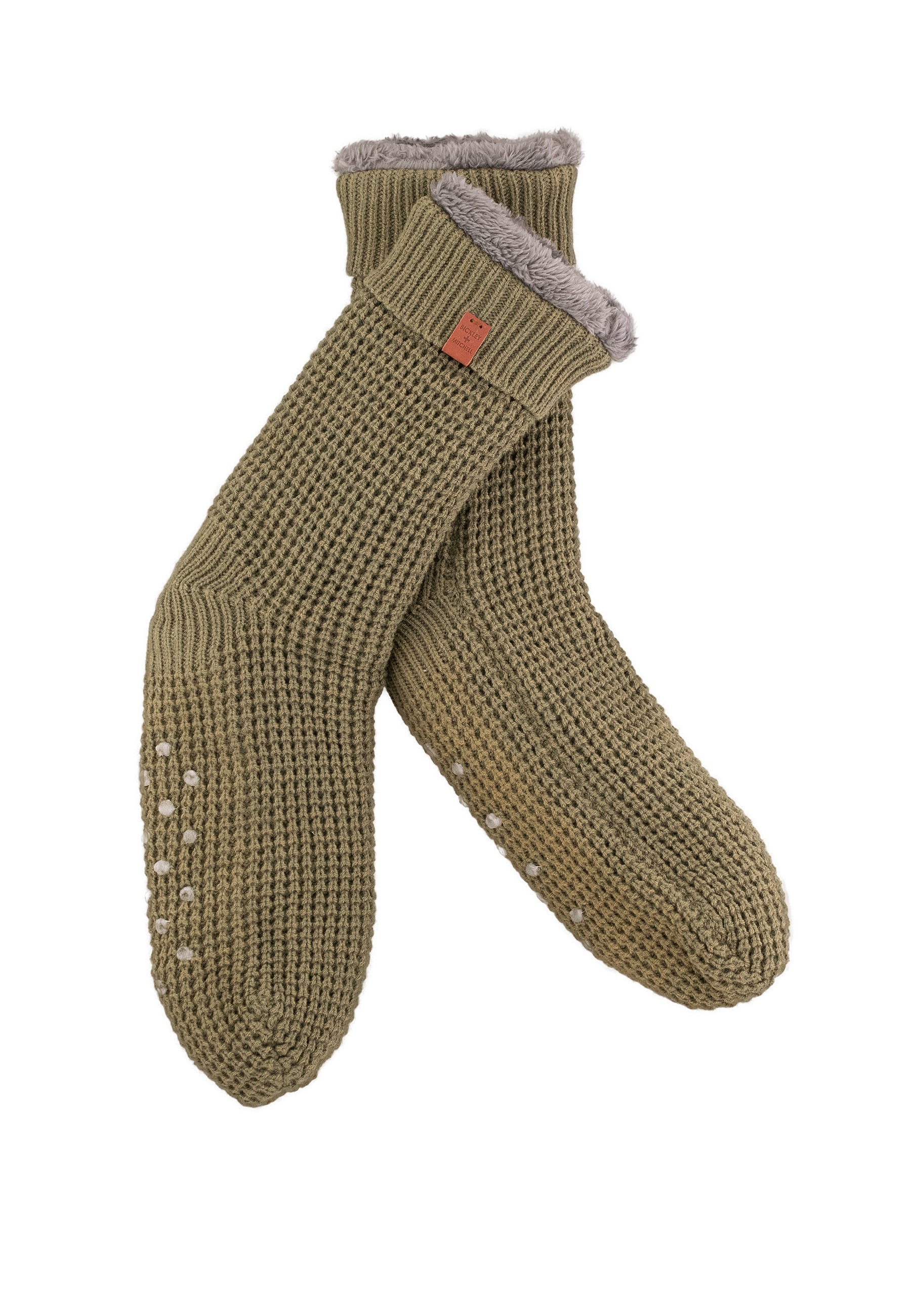 Basic Waffle Knit Slipper Socks