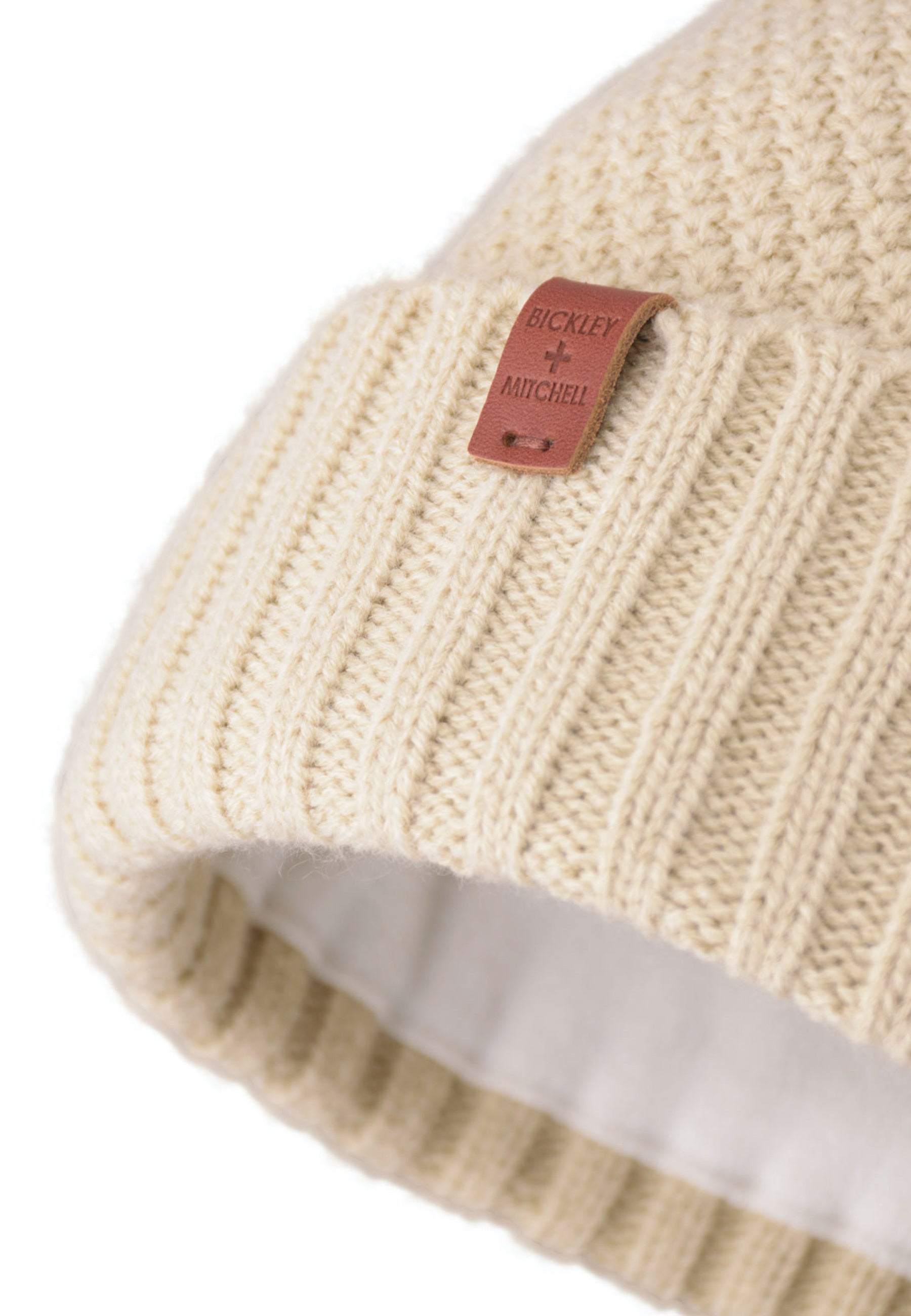 Classic Moss Beanie with Fleece Lining