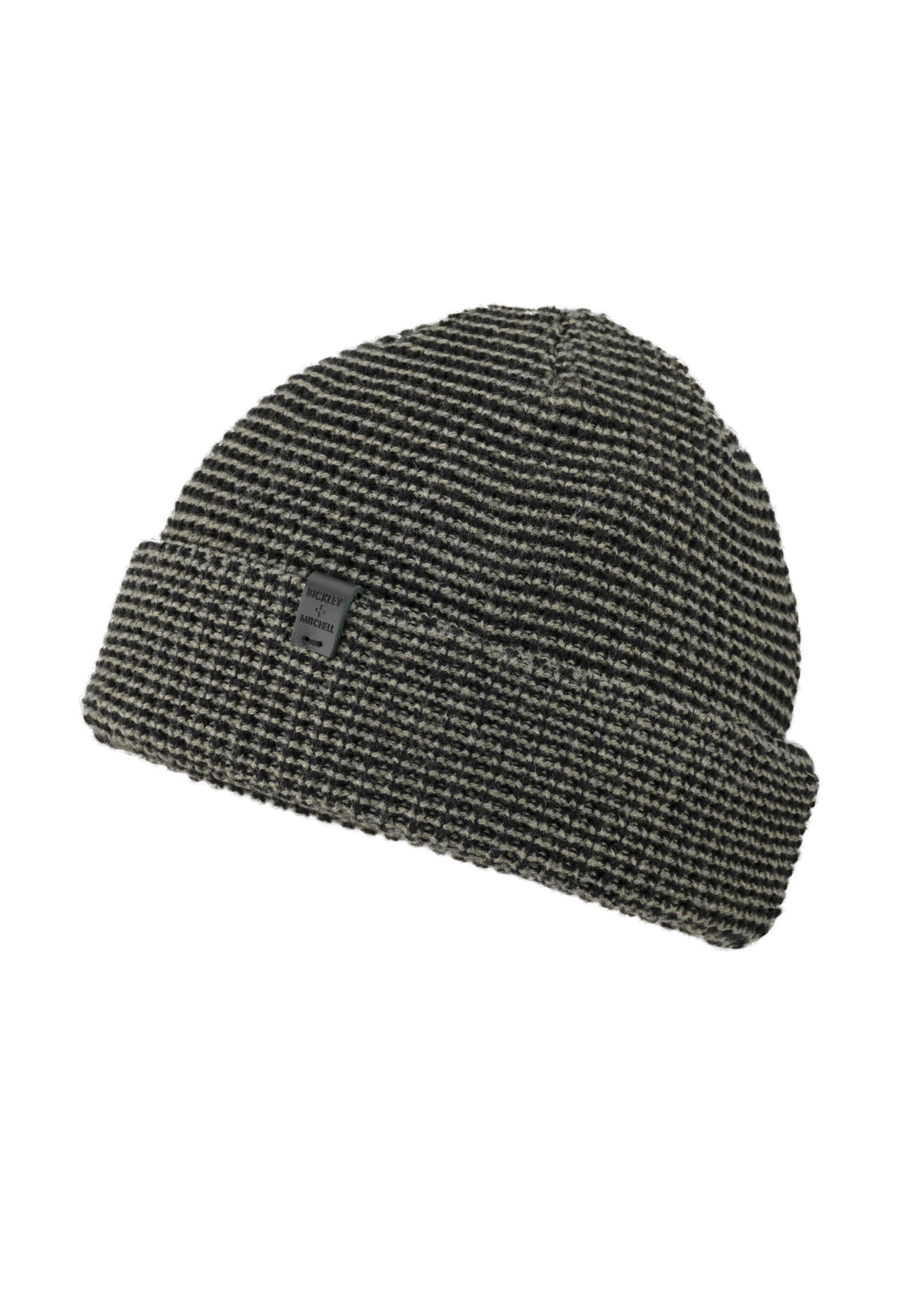 Striped Waffle Beanie