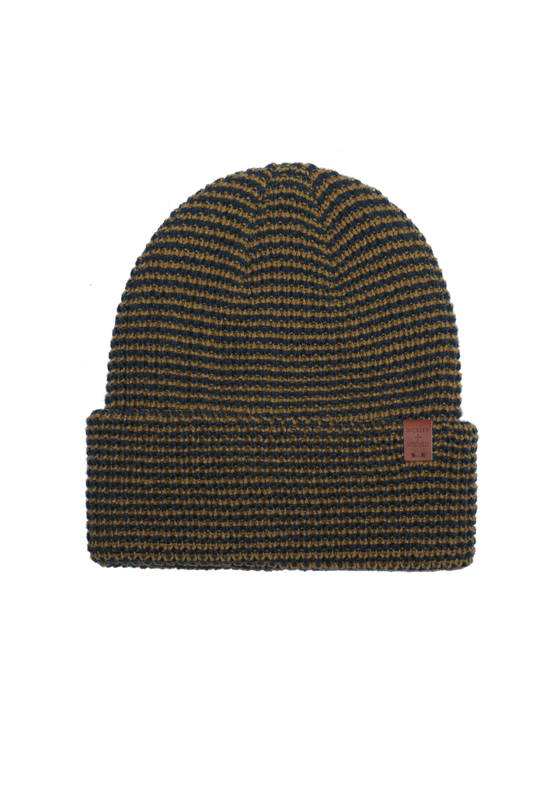 Striped Waffle Beanie