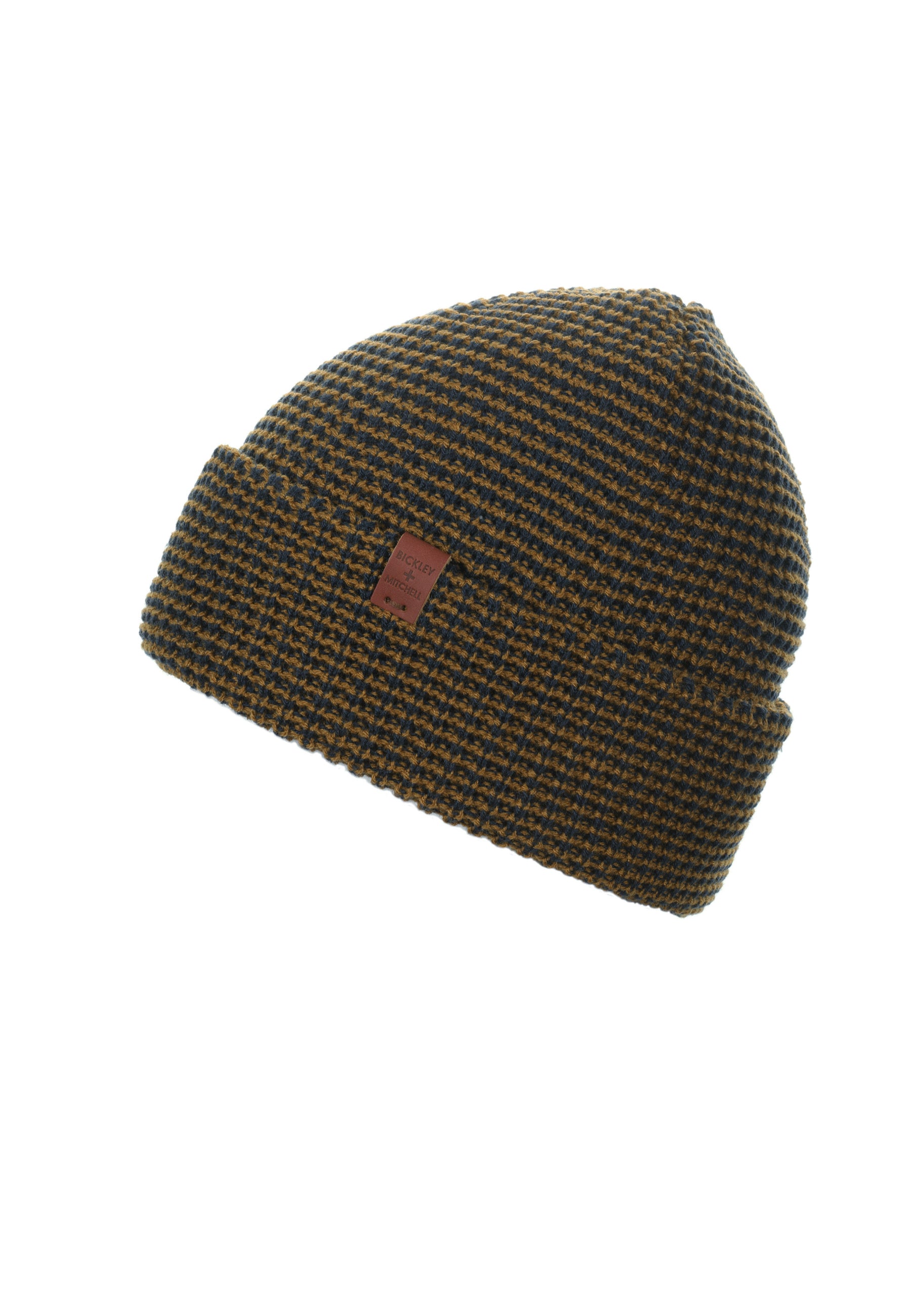 Striped Waffle Beanie