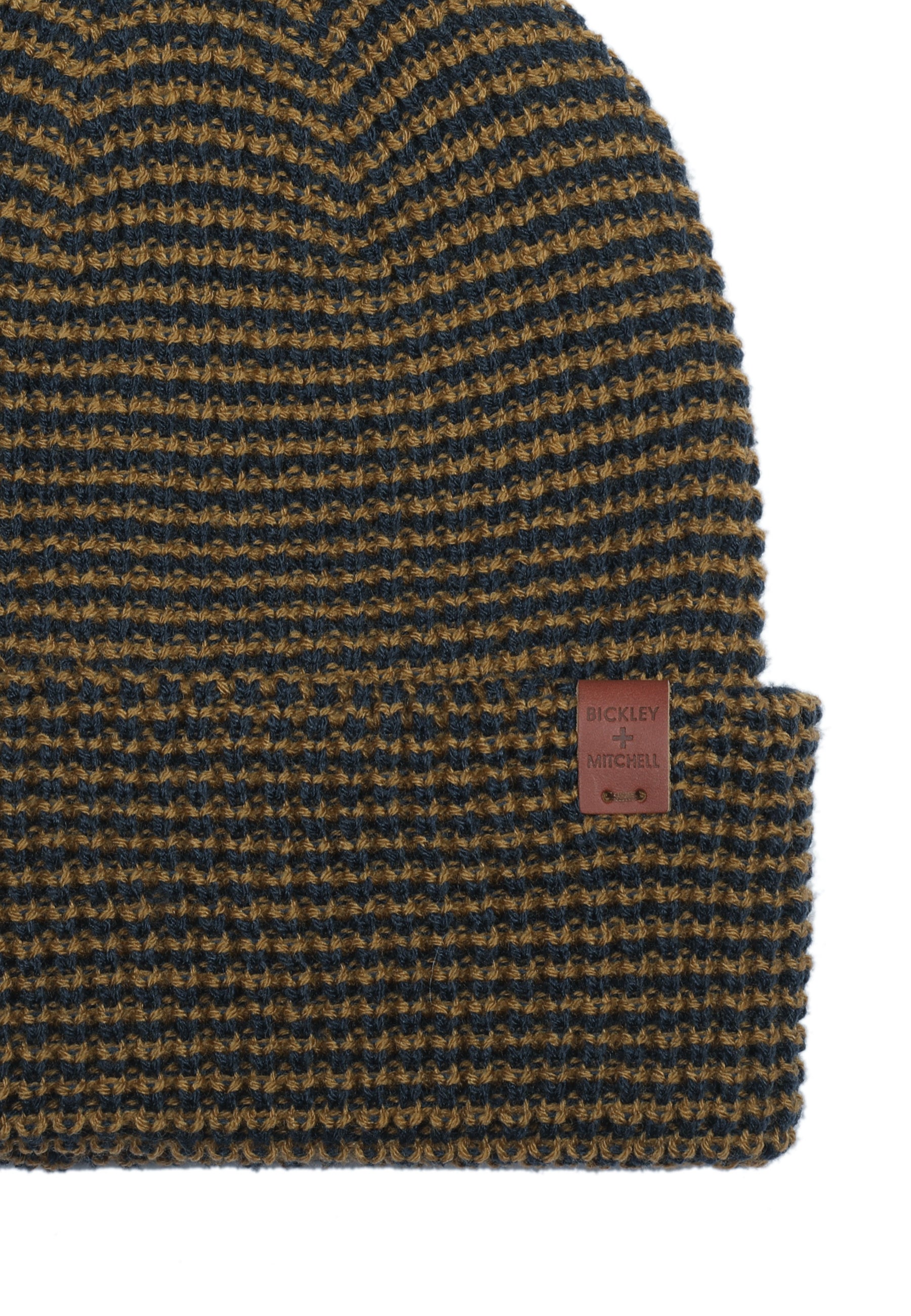 Striped Waffle Beanie