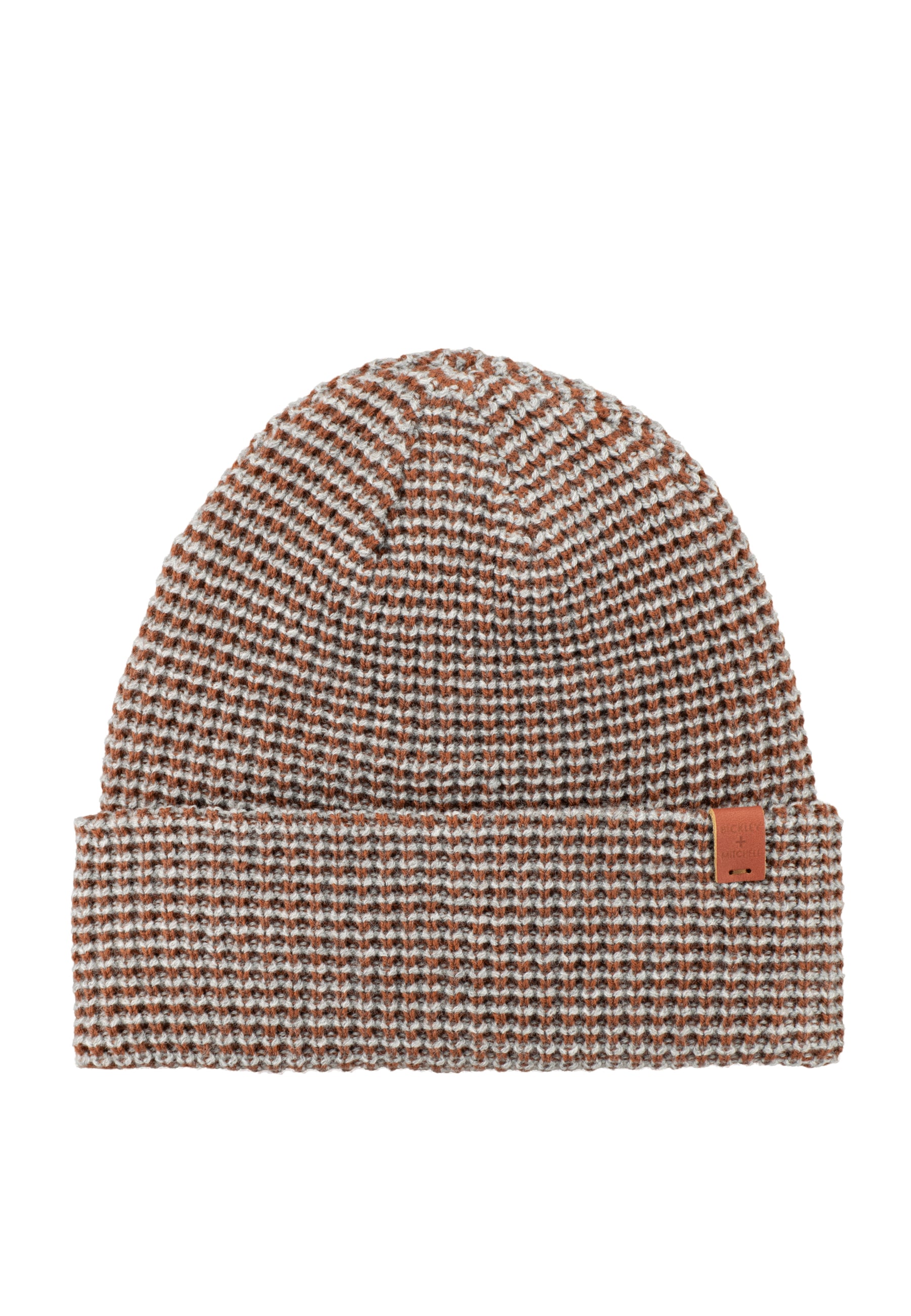 Striped Waffle Beanie