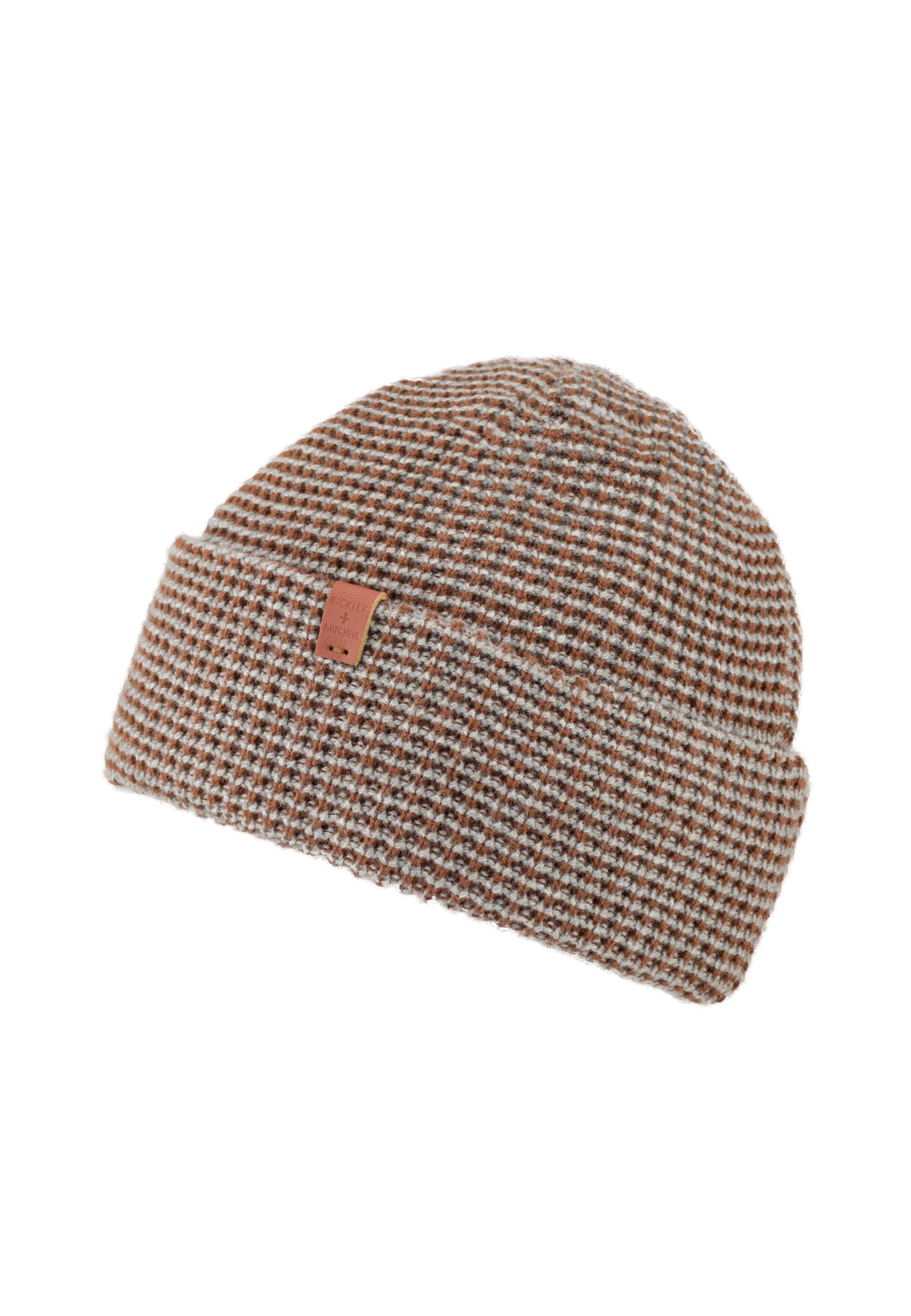Striped Waffle Beanie