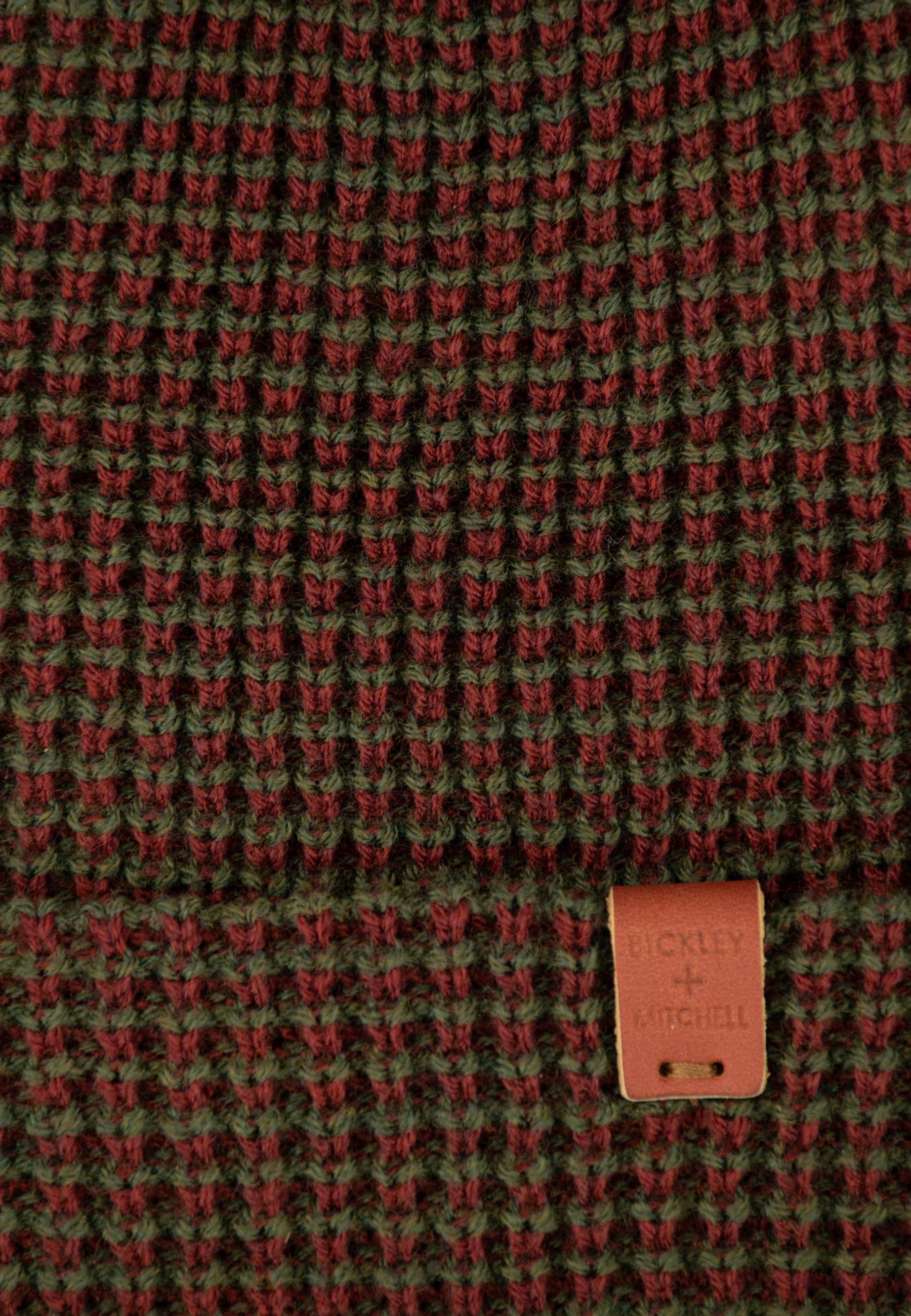 Striped Waffle Beanie