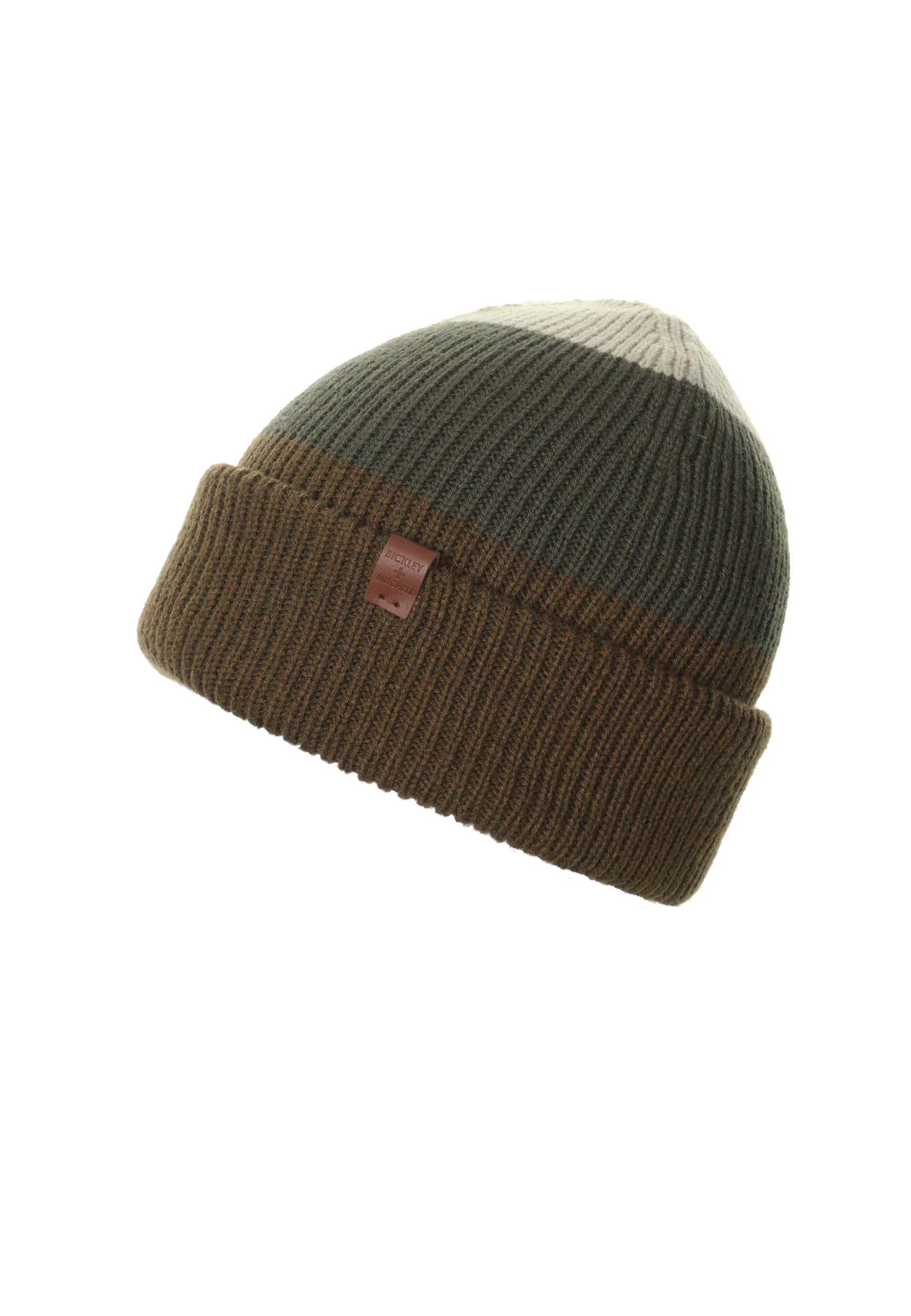 Tricolour Stripe Beanie