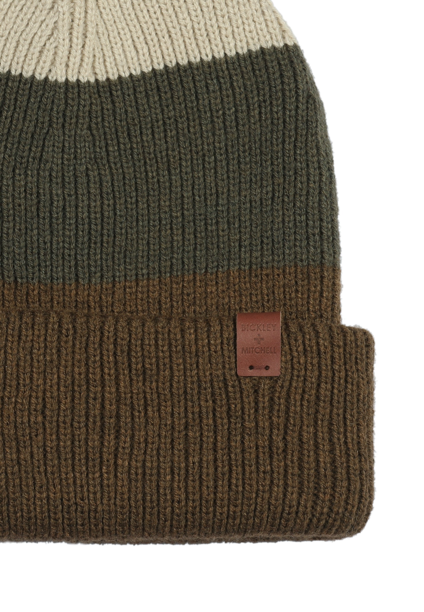 Tricolour Stripe Beanie