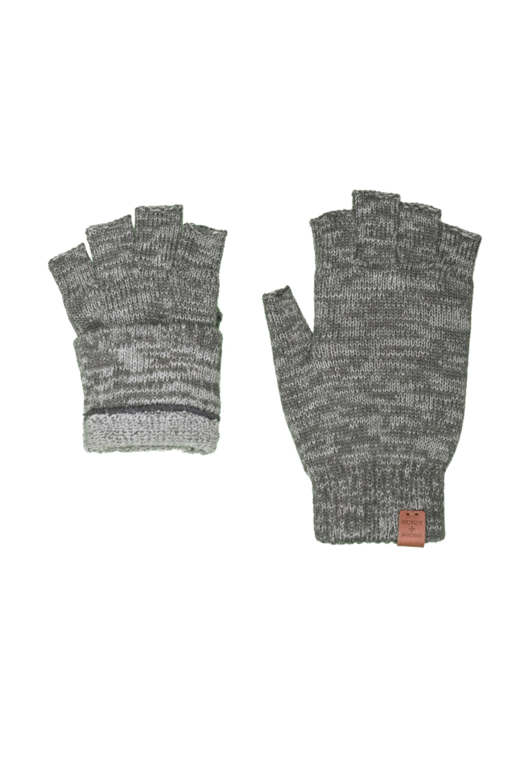 Fingerless Gloves Leather Patch