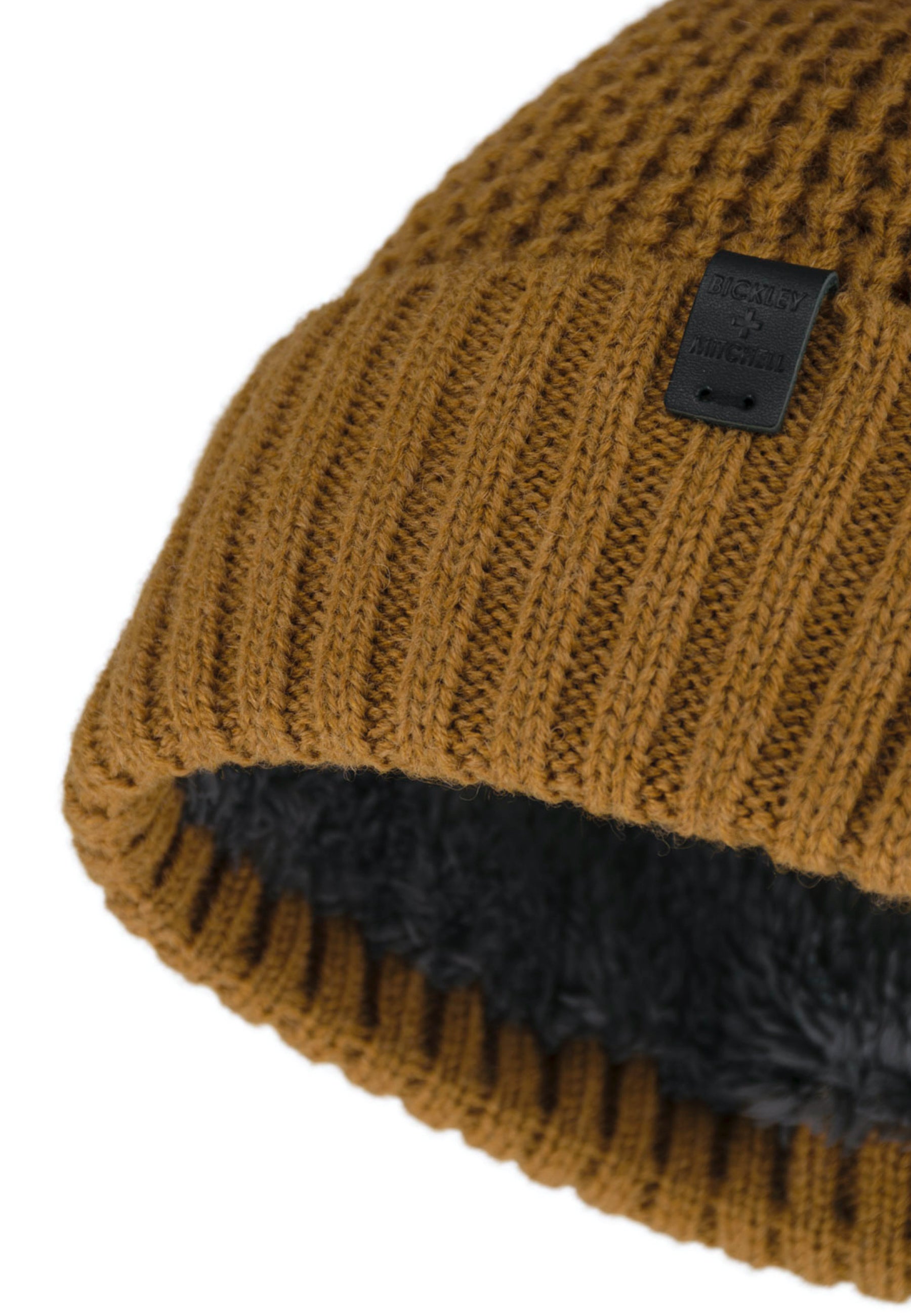 Wool Waffle Teddy Beanie