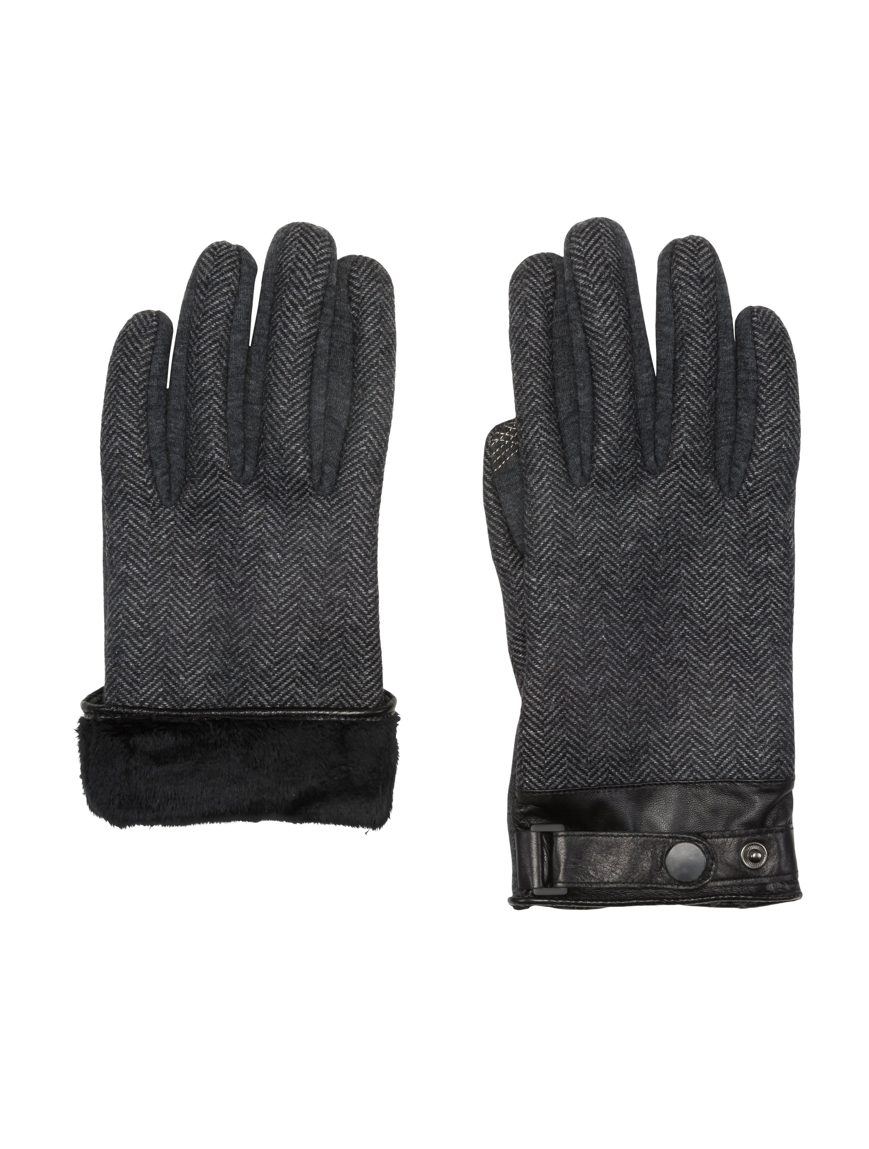 Combi Fabric Leather Gloves
