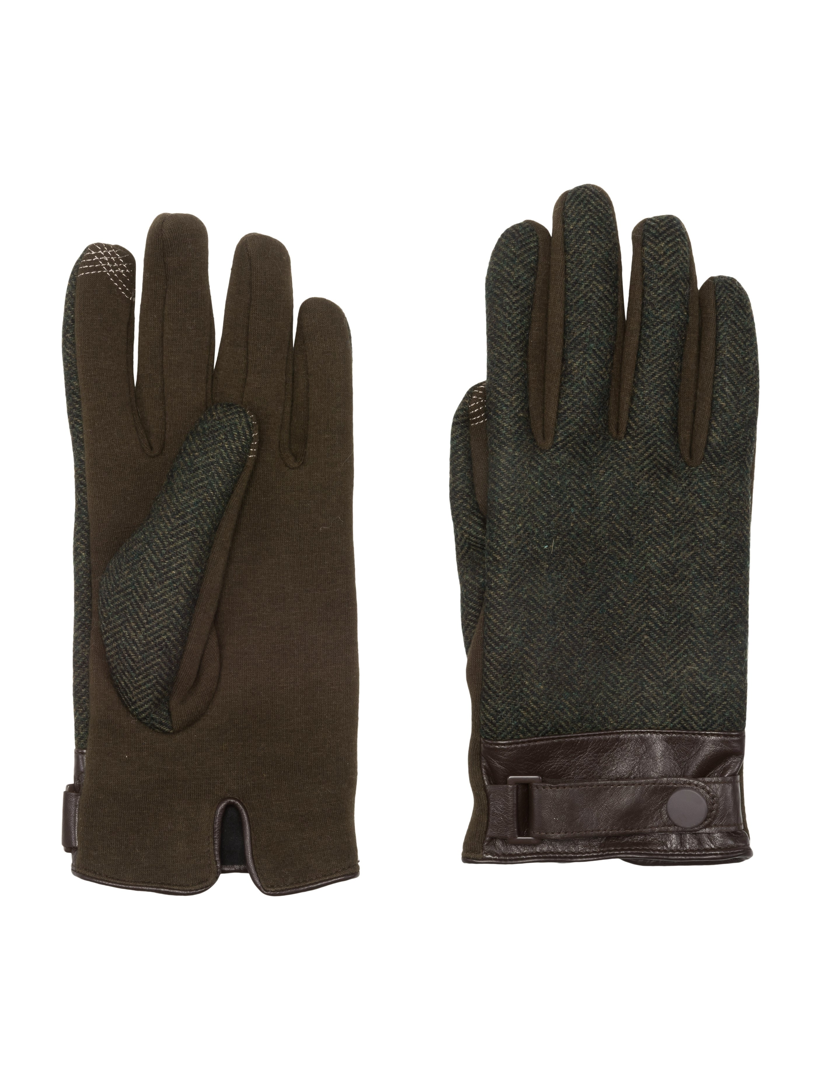 Combi Fabric Leather Gloves