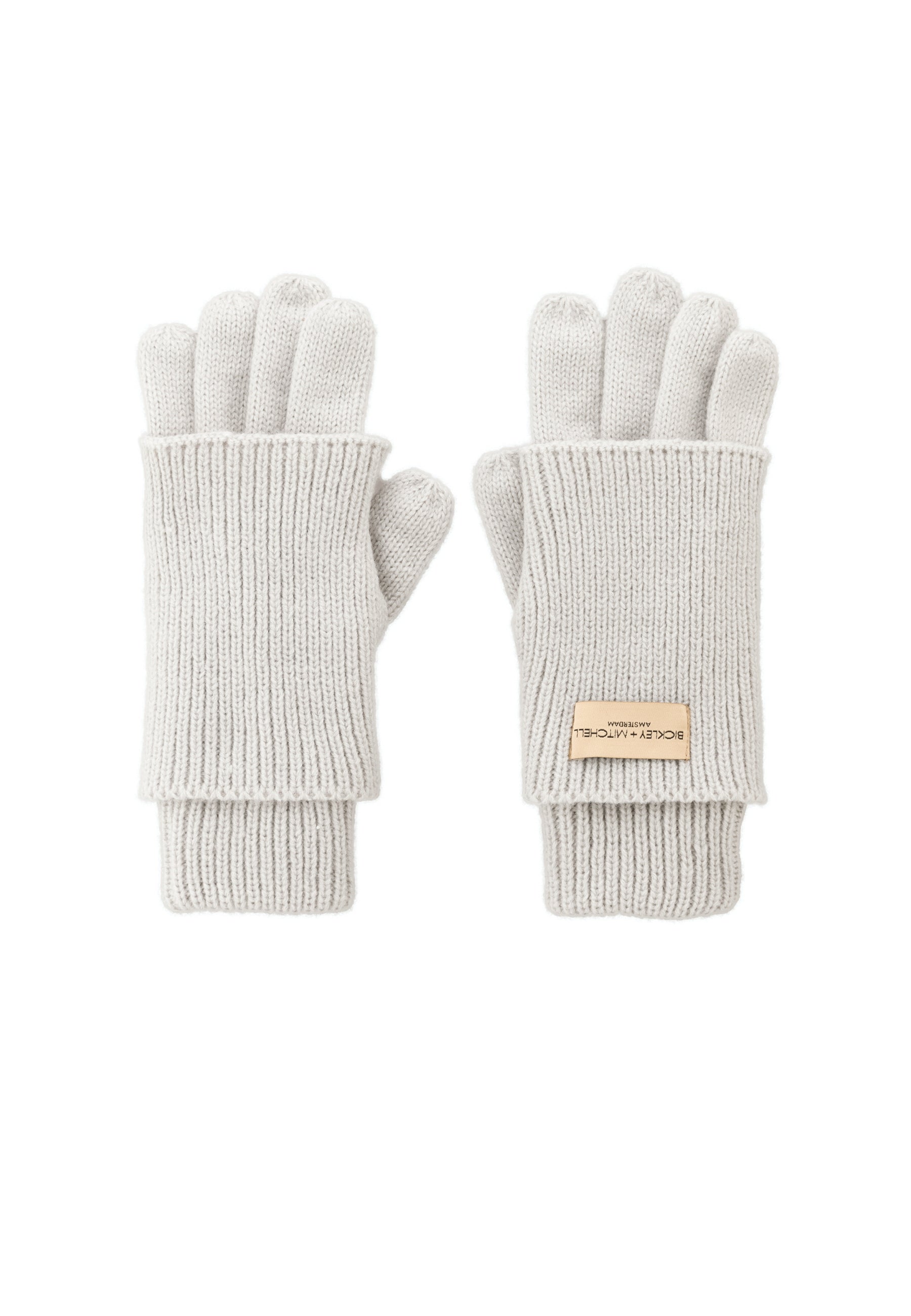 bickley mitchell handschuhe Fine Knit Logo Gloves