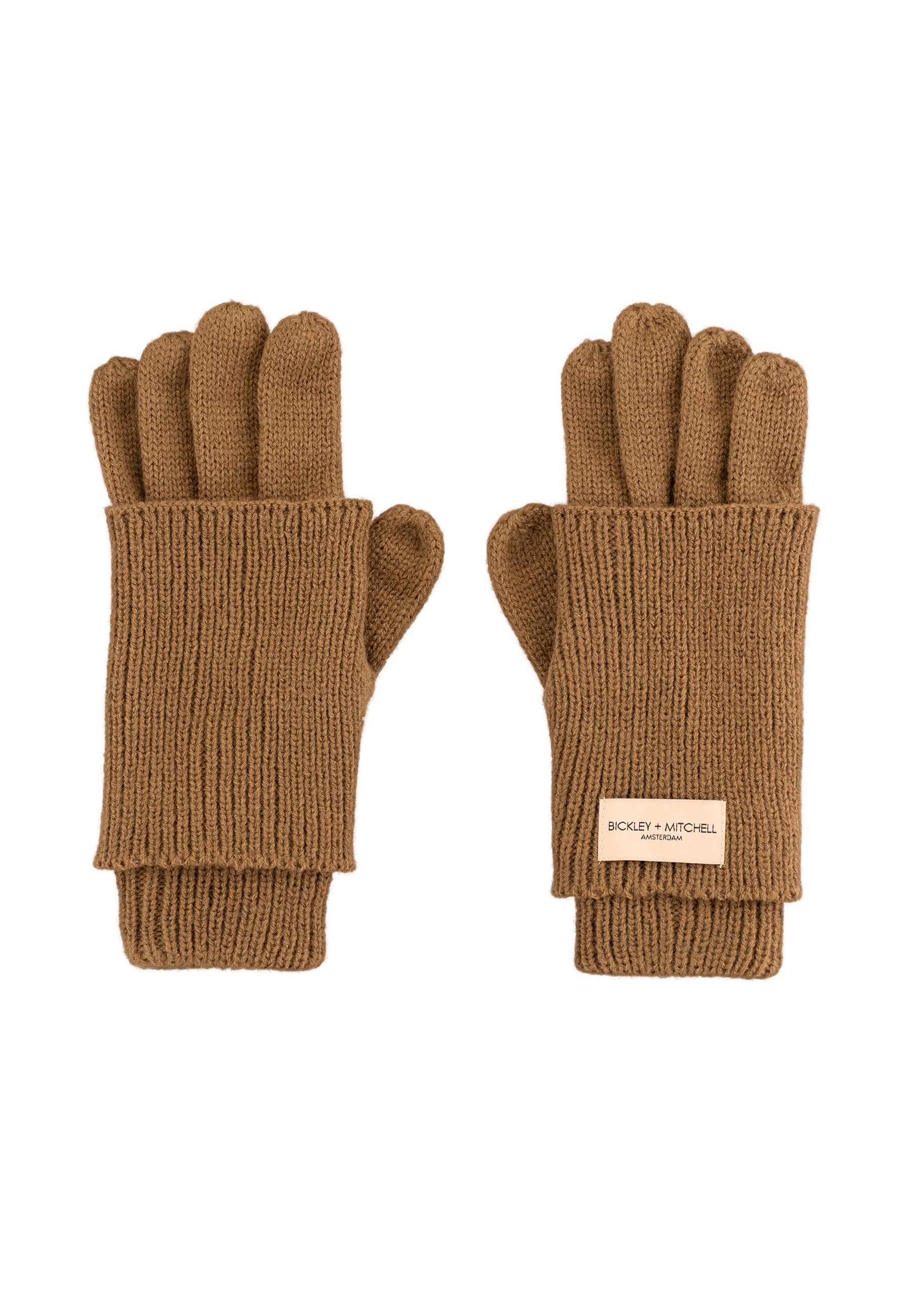 bickley mitchell handschuhe Fine Knit Logo Gloves
