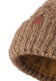 Cable-Knit Fleece Lined Melange Beanie